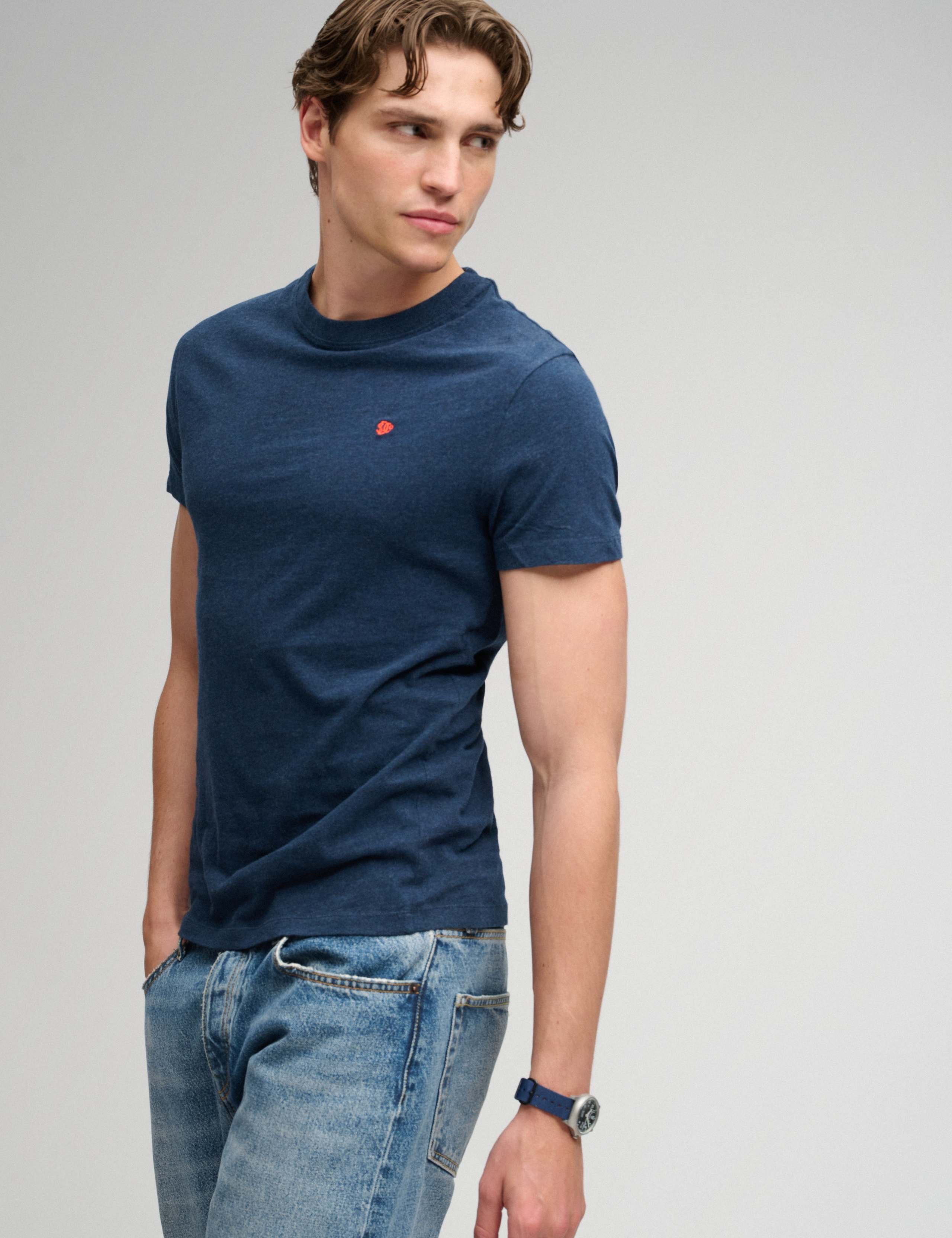 Pure Cotton Crew Neck T-Shirt 5 of 6