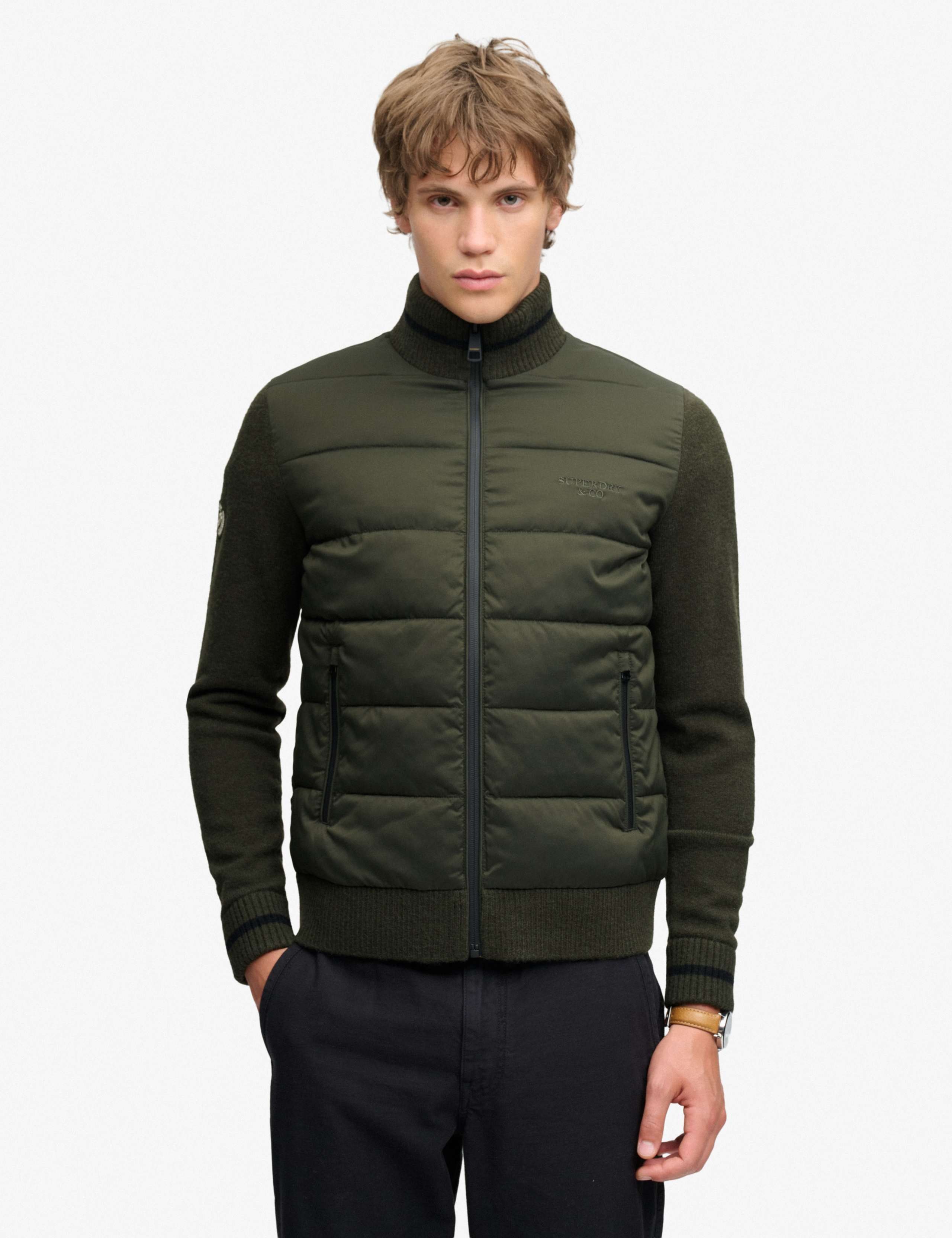 Hybrid High Neck Puffer Jacket 5 of 8