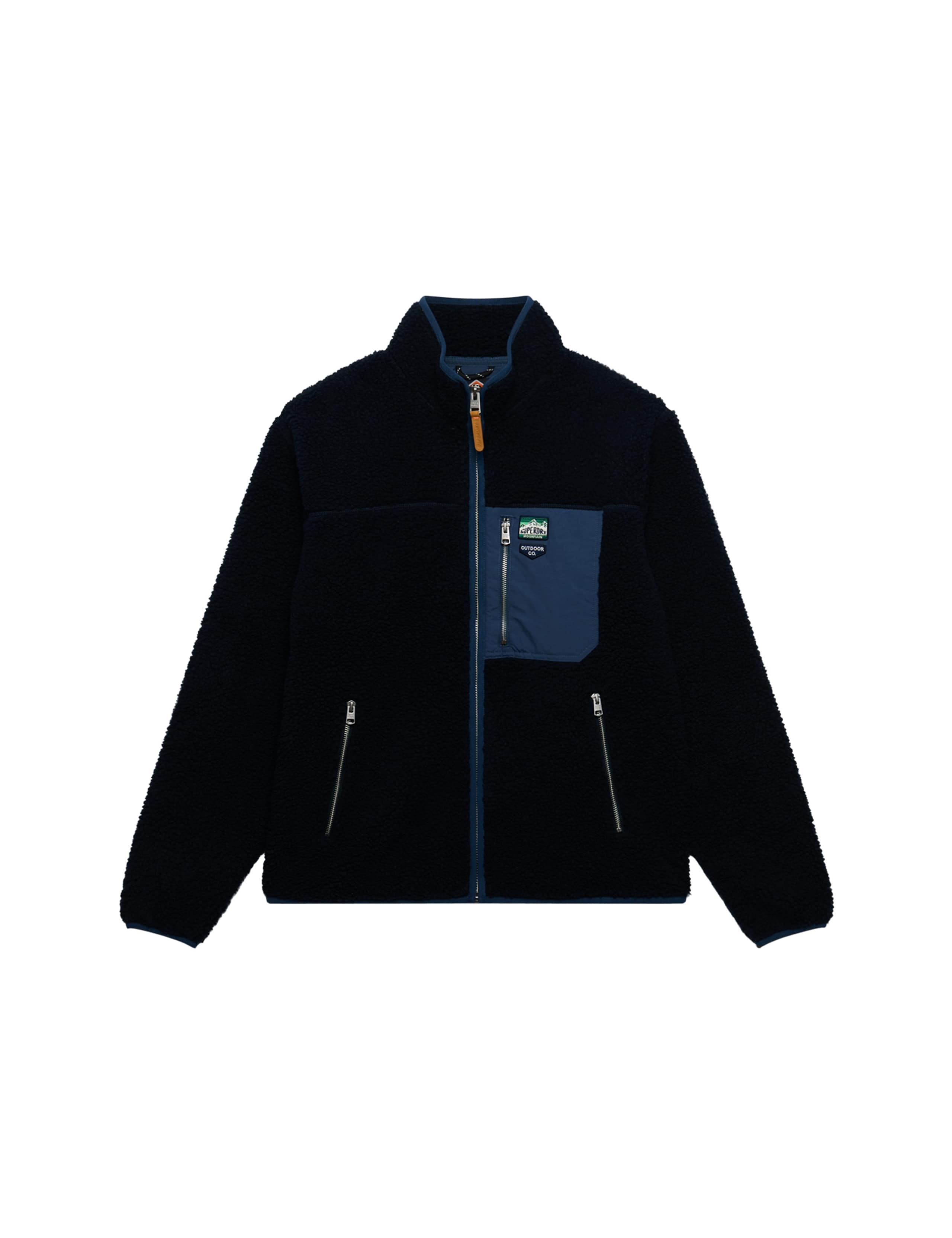 Fleece Funnel Neck Zip Up Jacket 2 of 8