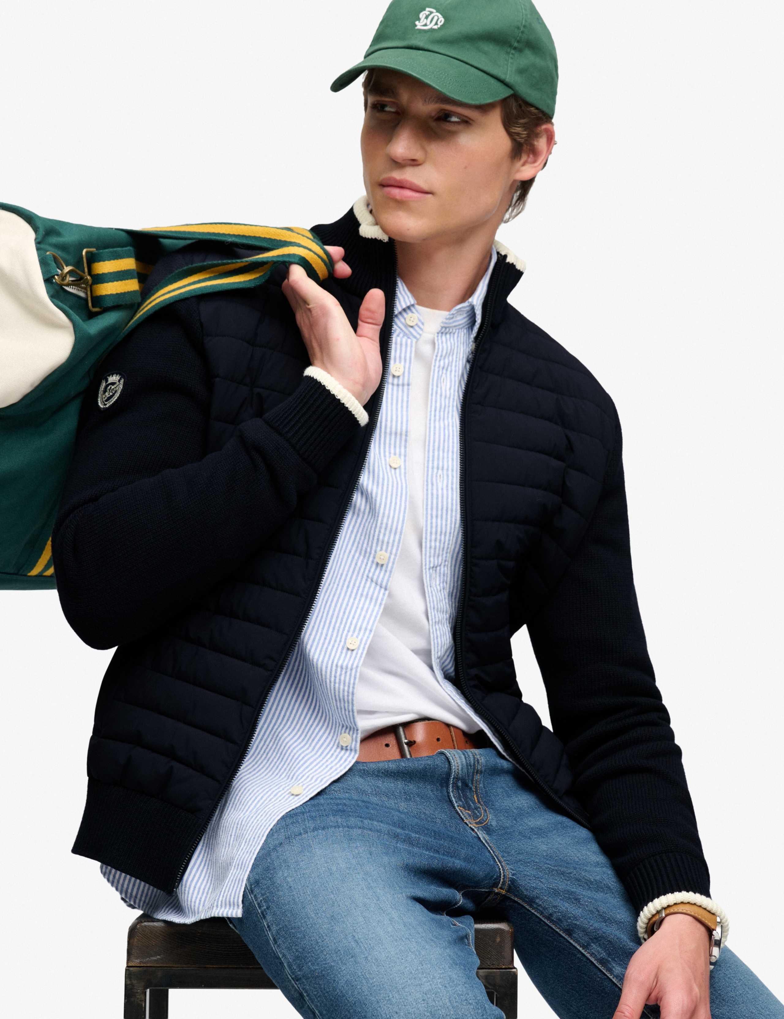 Hybrid High Neck Lightweight Puffer Jacket 3 of 8