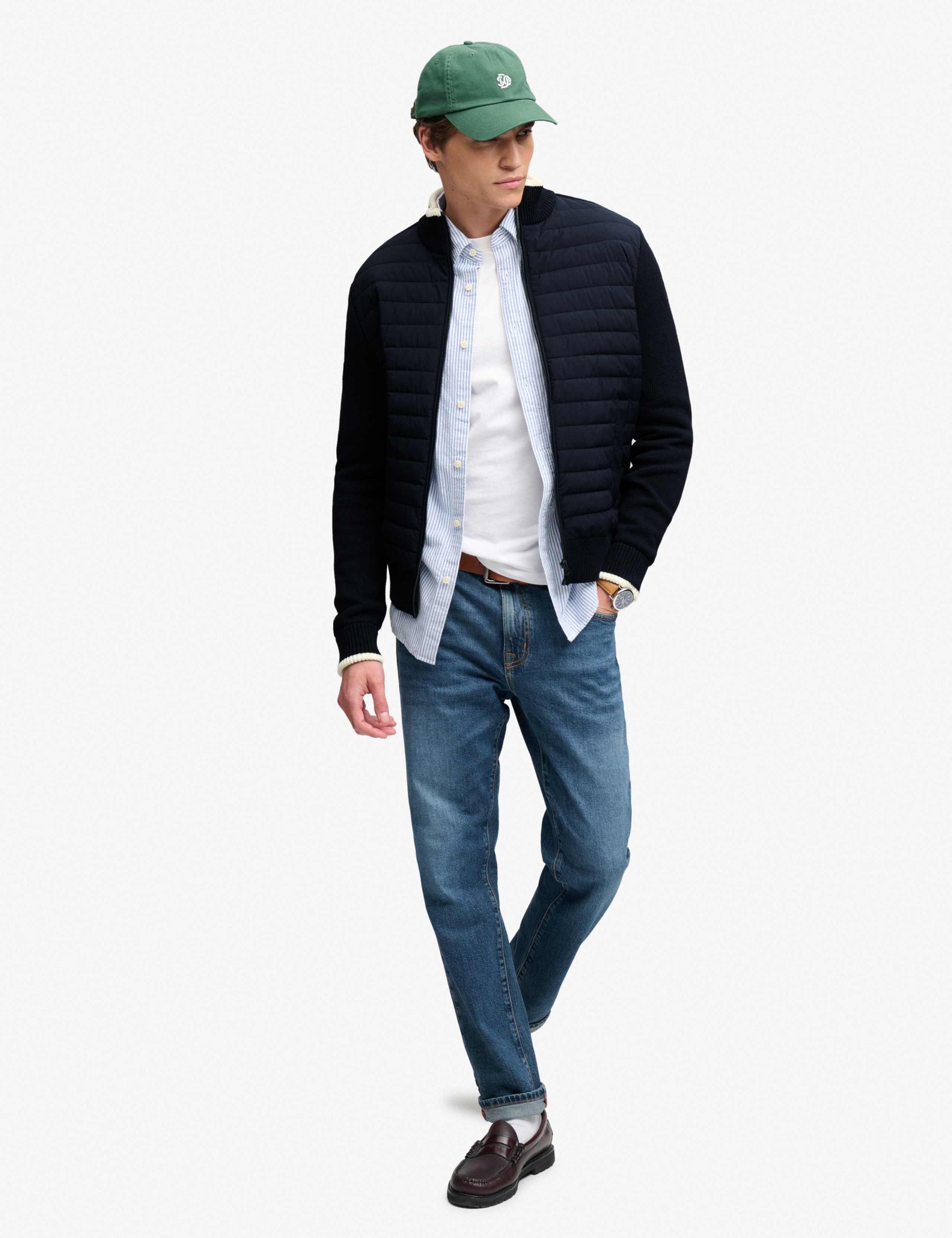 Hybrid High Neck Lightweight Puffer Jacket 5 of 8