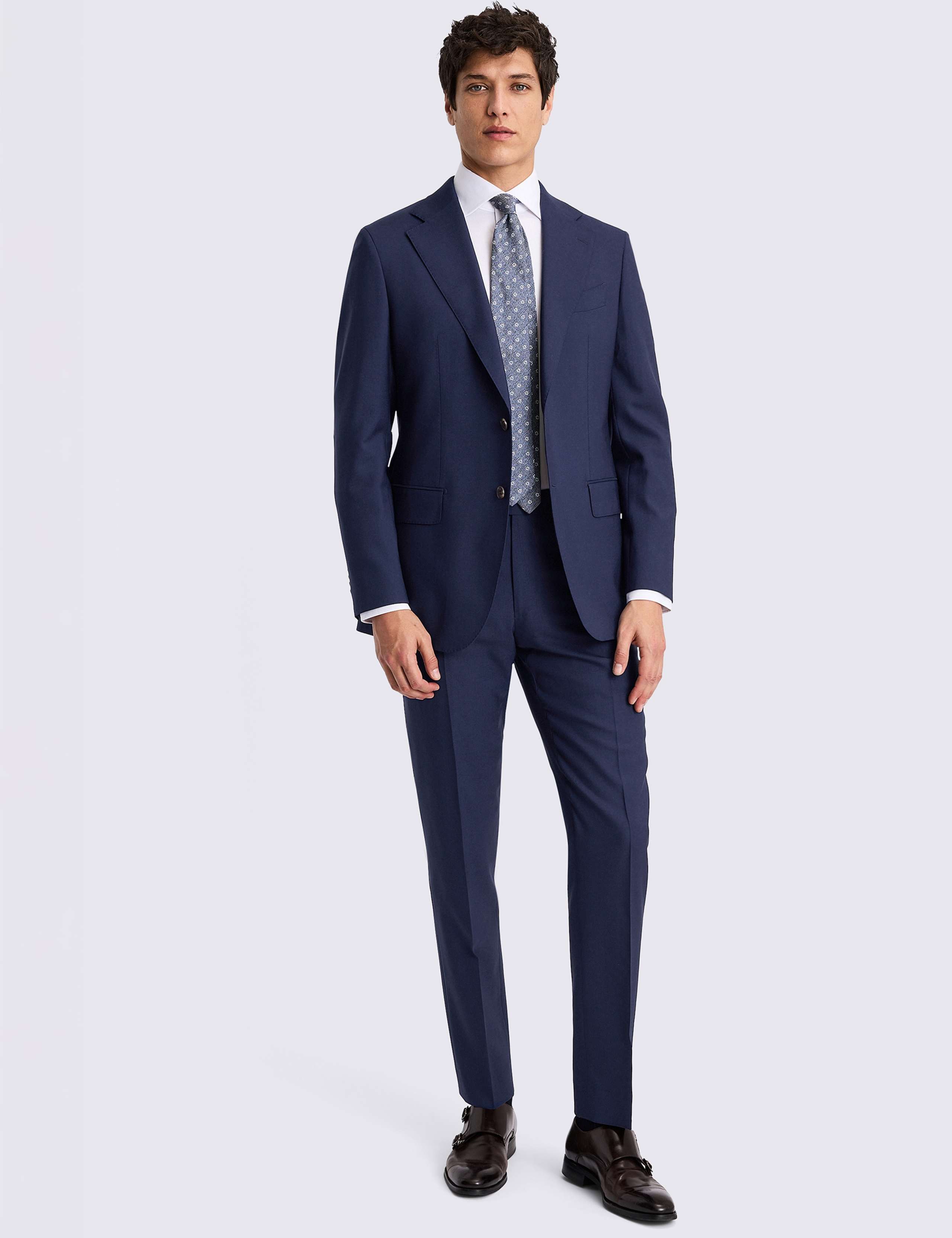 Tailored Fit Pure Italian Wool Suit Jacket 2 of 6