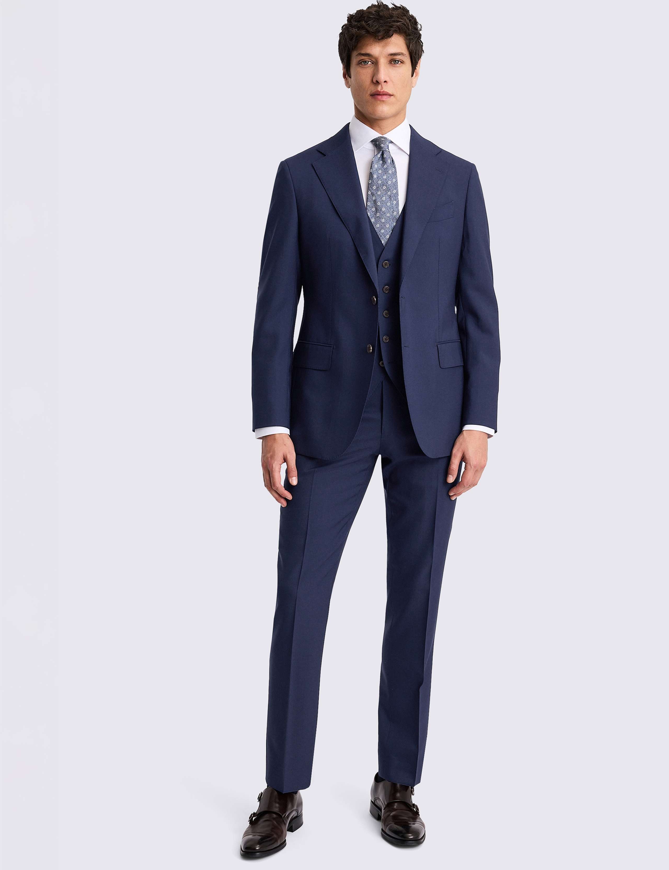 Tailored Fit Pure Italian Wool Suit Jacket 4 of 6