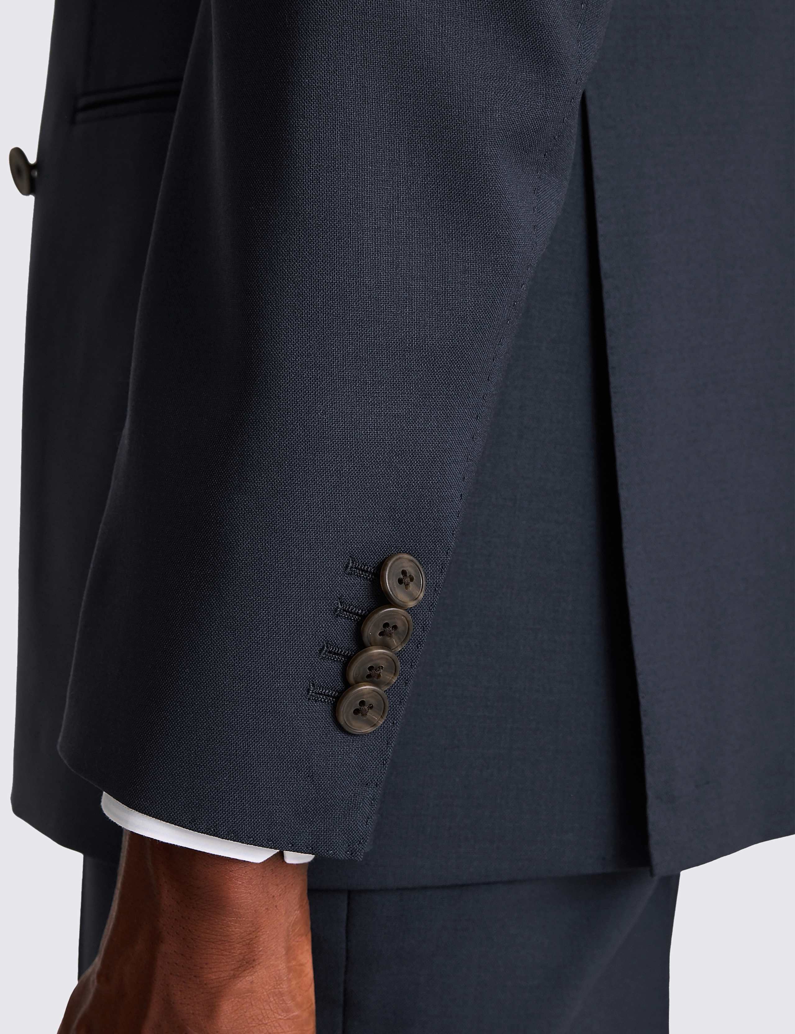 Tailored Fit Pure Italian Wool Suit Jacket 5 of 5