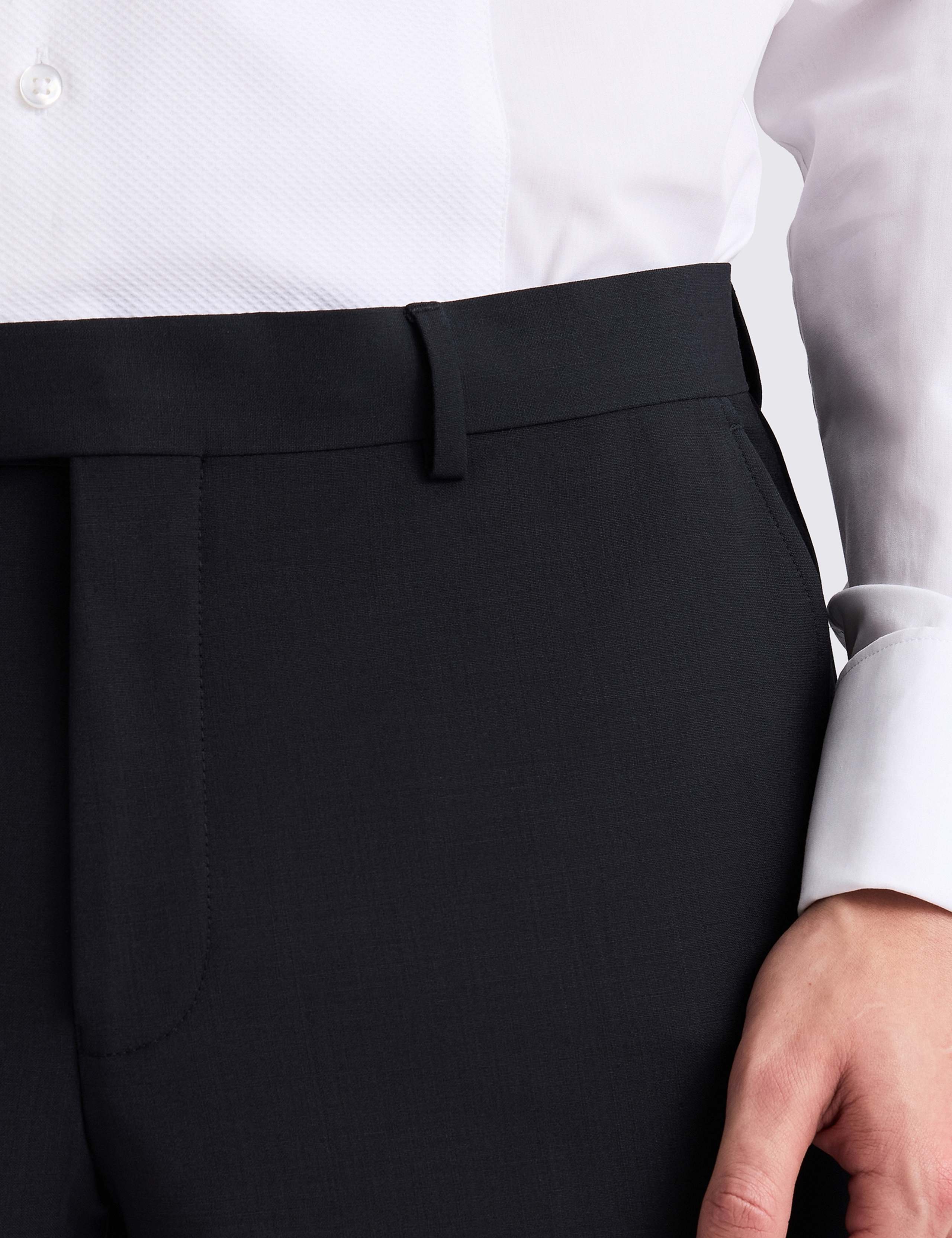 Tailored Fit Wool Blend Performance Suit Trousers 2 of 3
