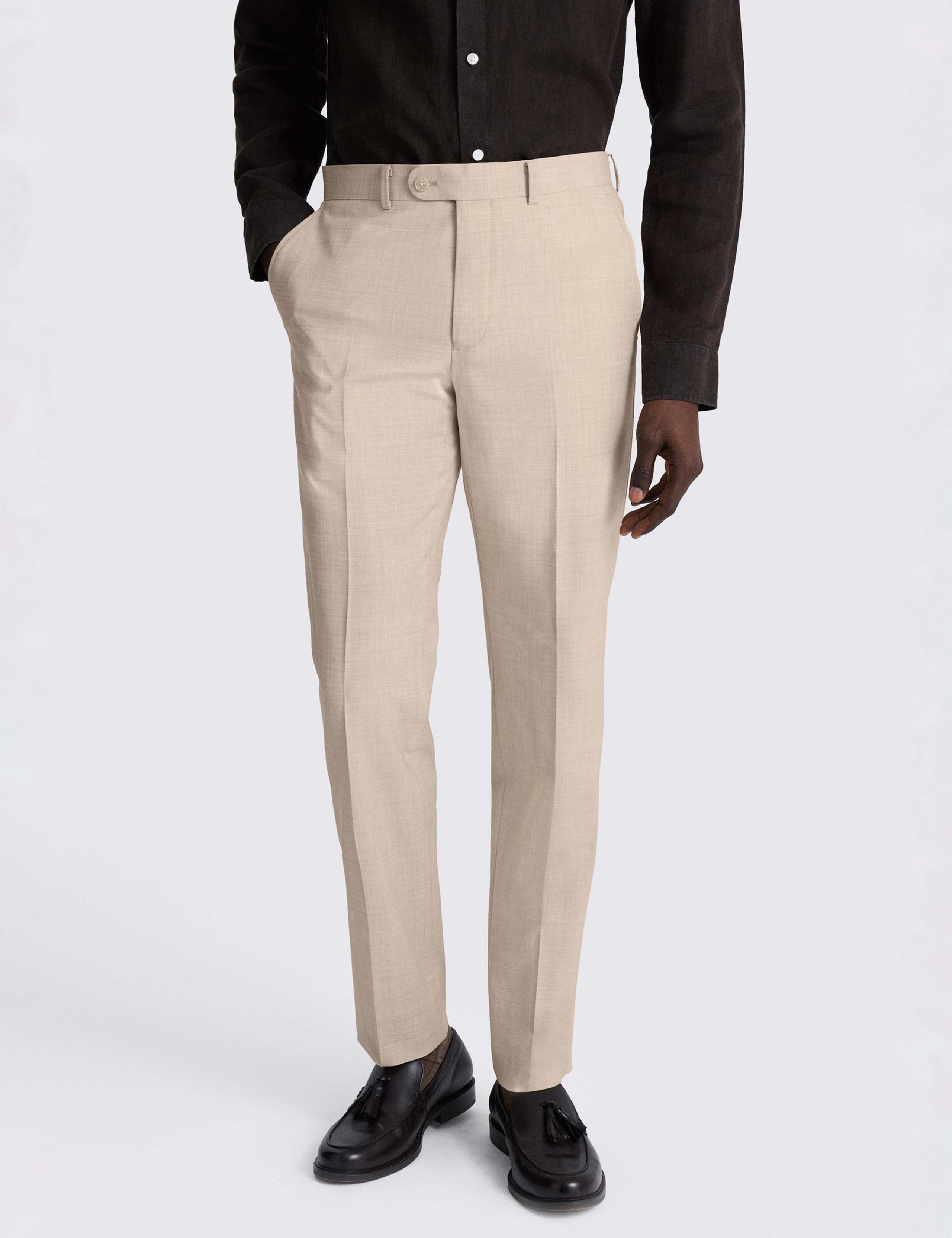Tailored Fit Wool Rich Performance Suit Trousers 1 of 3