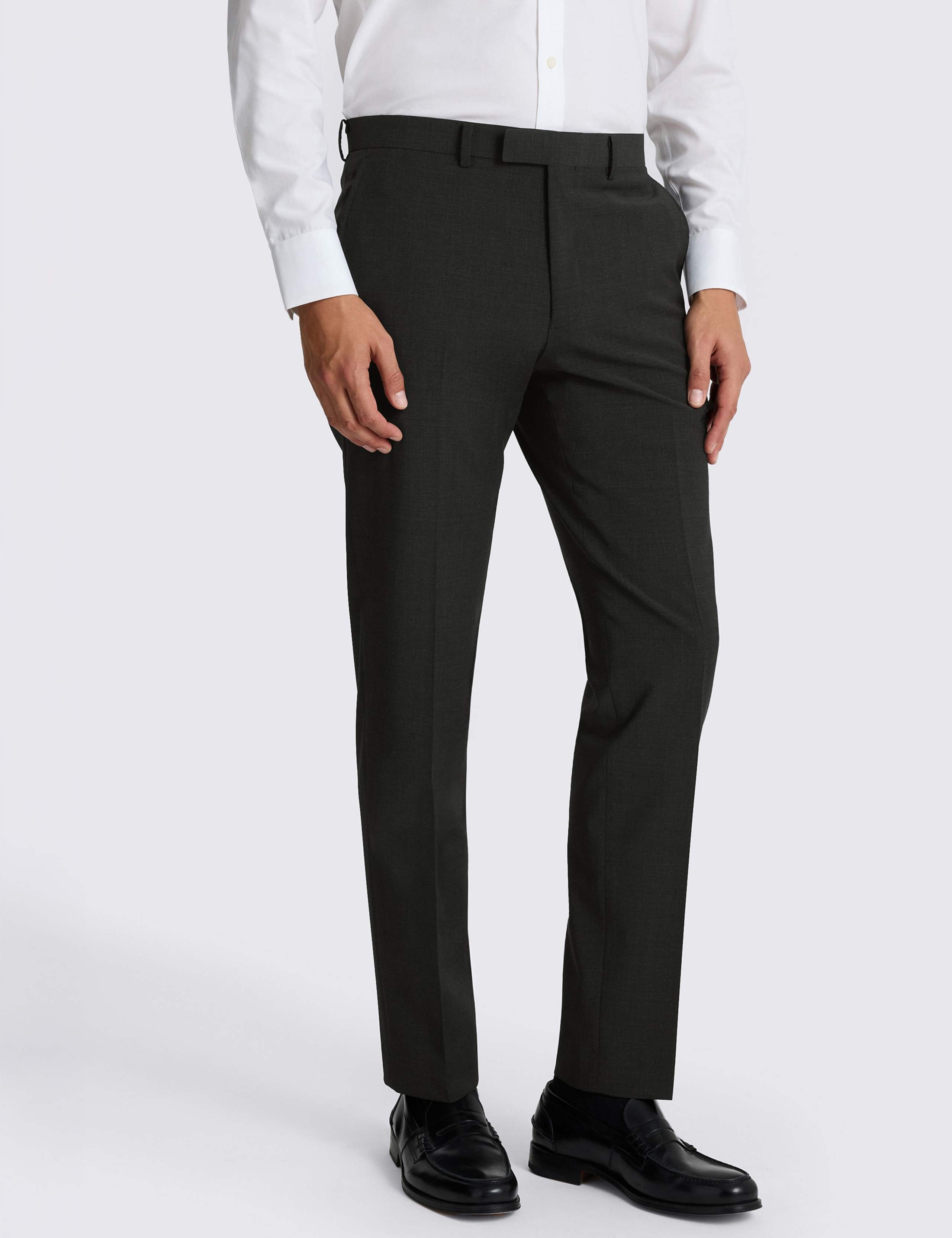 Tailored Fit Wool Rich Performance Suit Trousers 1 of 2