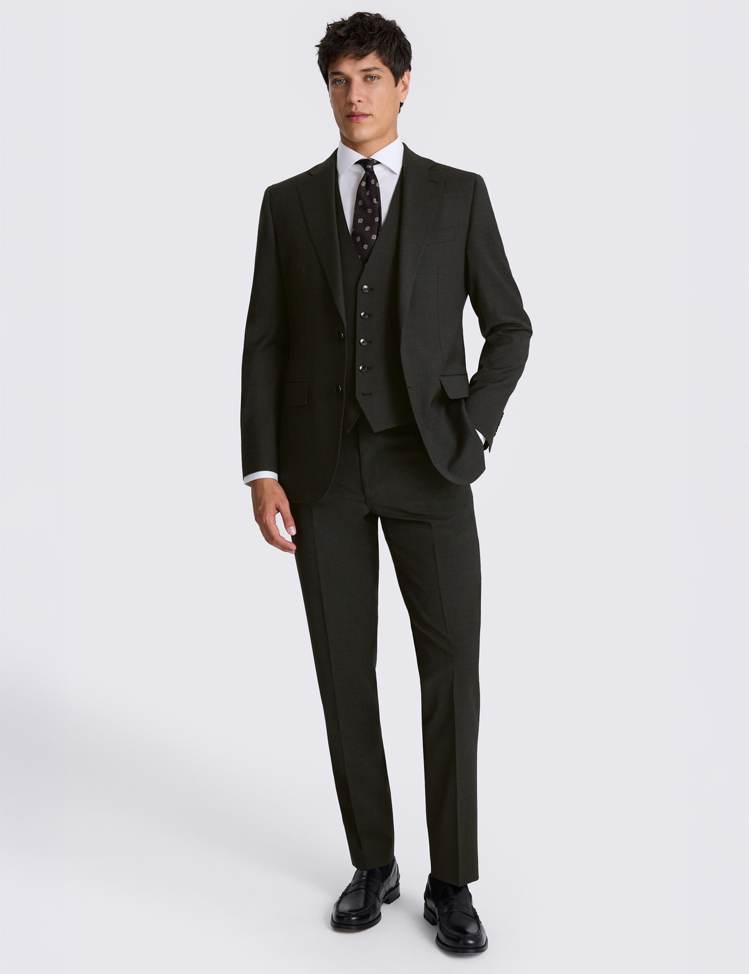 Tailored Fit Wool Rich Suit Jacket 2 of 6