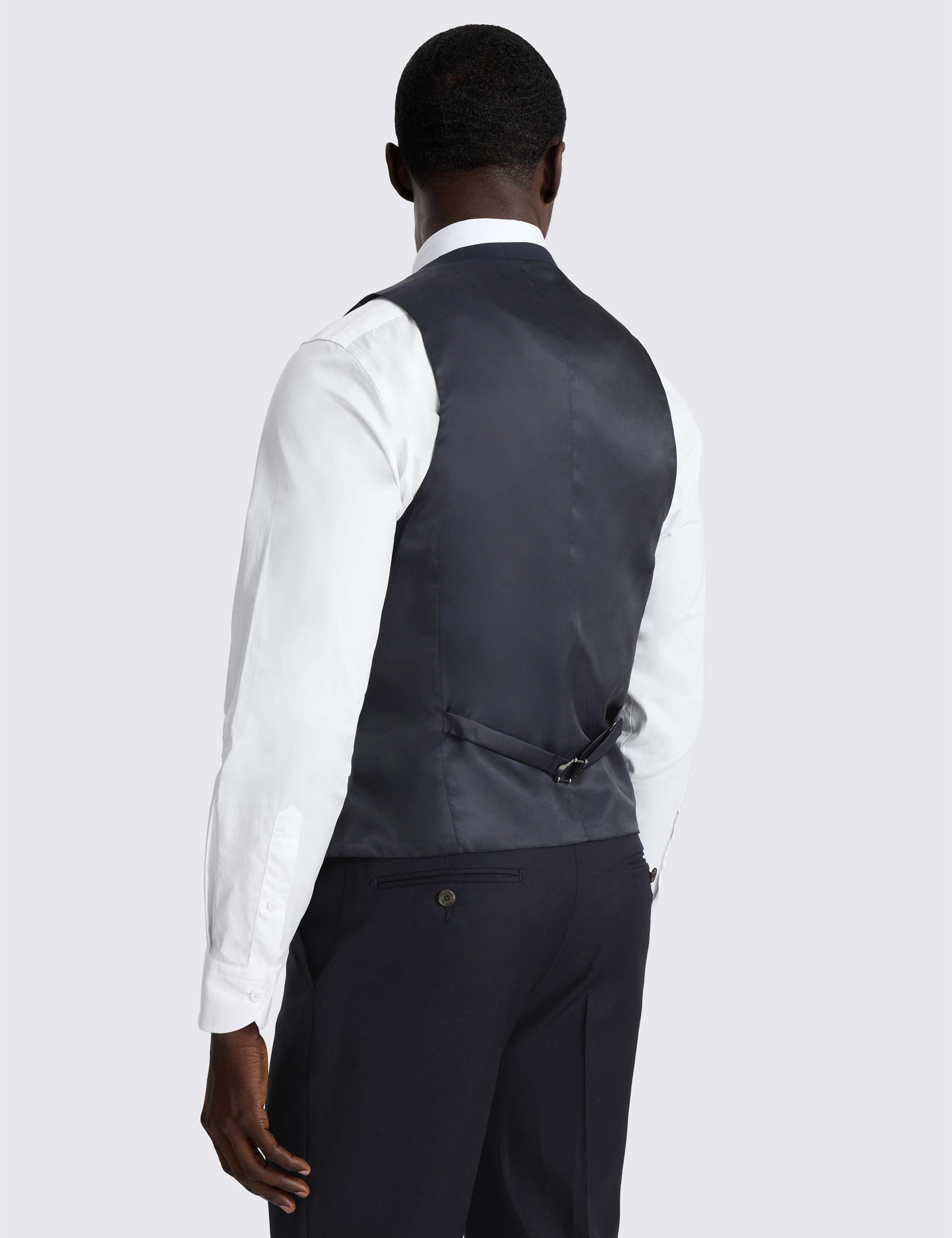 Tailored Fit Pure Wool Twill Waistcoat 3 of 3