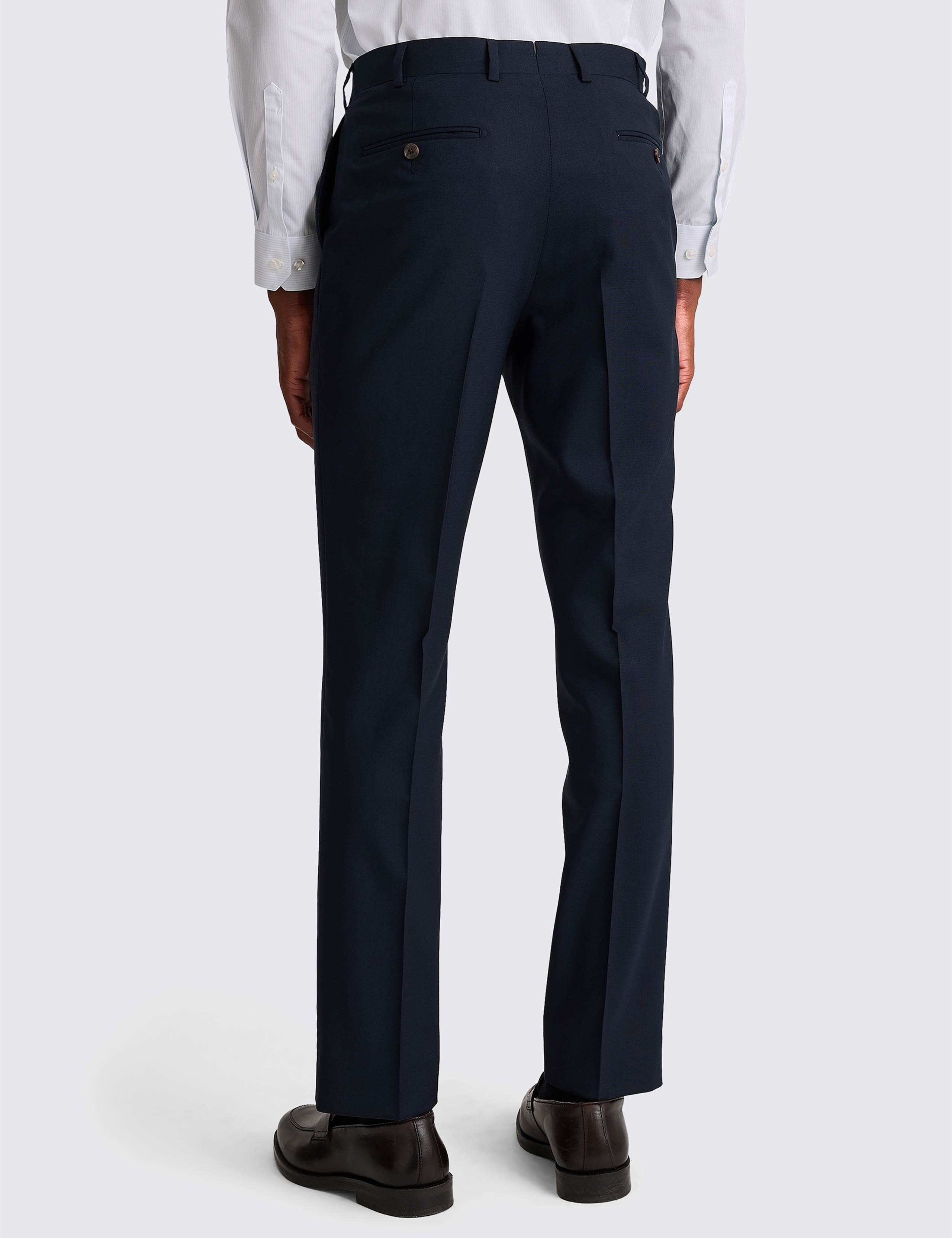 Tailored Fit Italian Pure Wool Suit Trousers 3 of 3