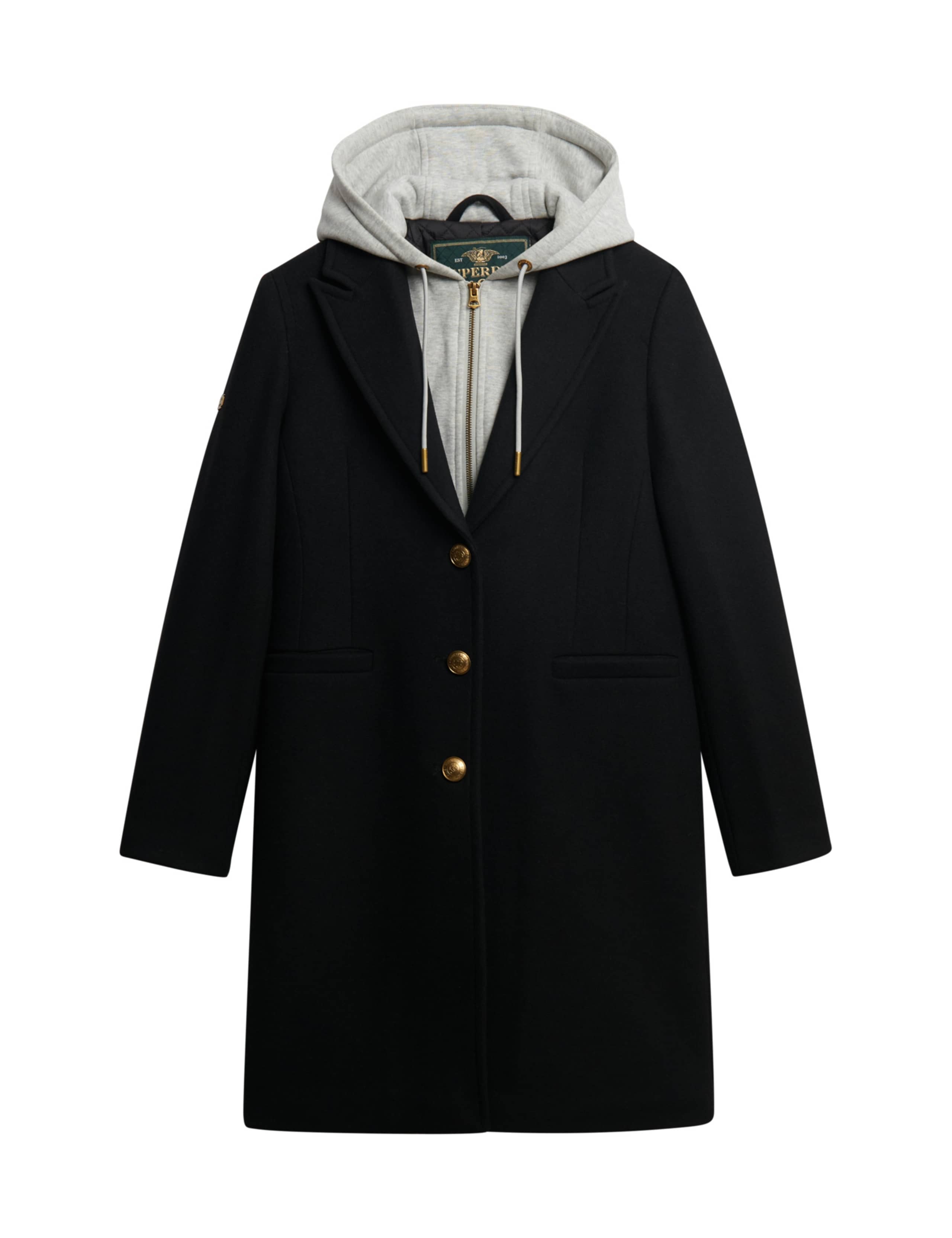 Wool Rich 2 in 1 Hooded Coat 2 of 8