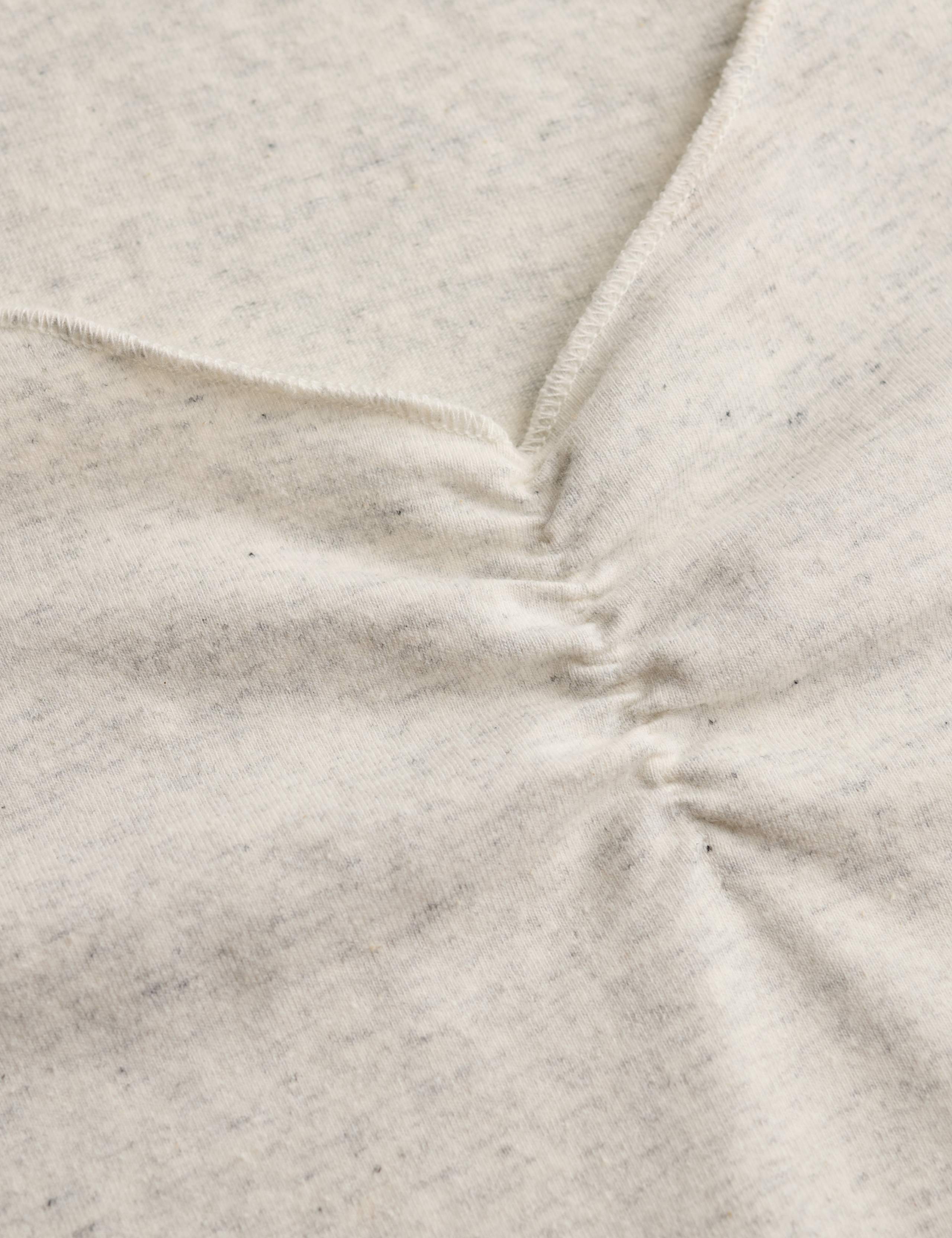 Cotton Rich Gathered V-Neck Top 7 of 7
