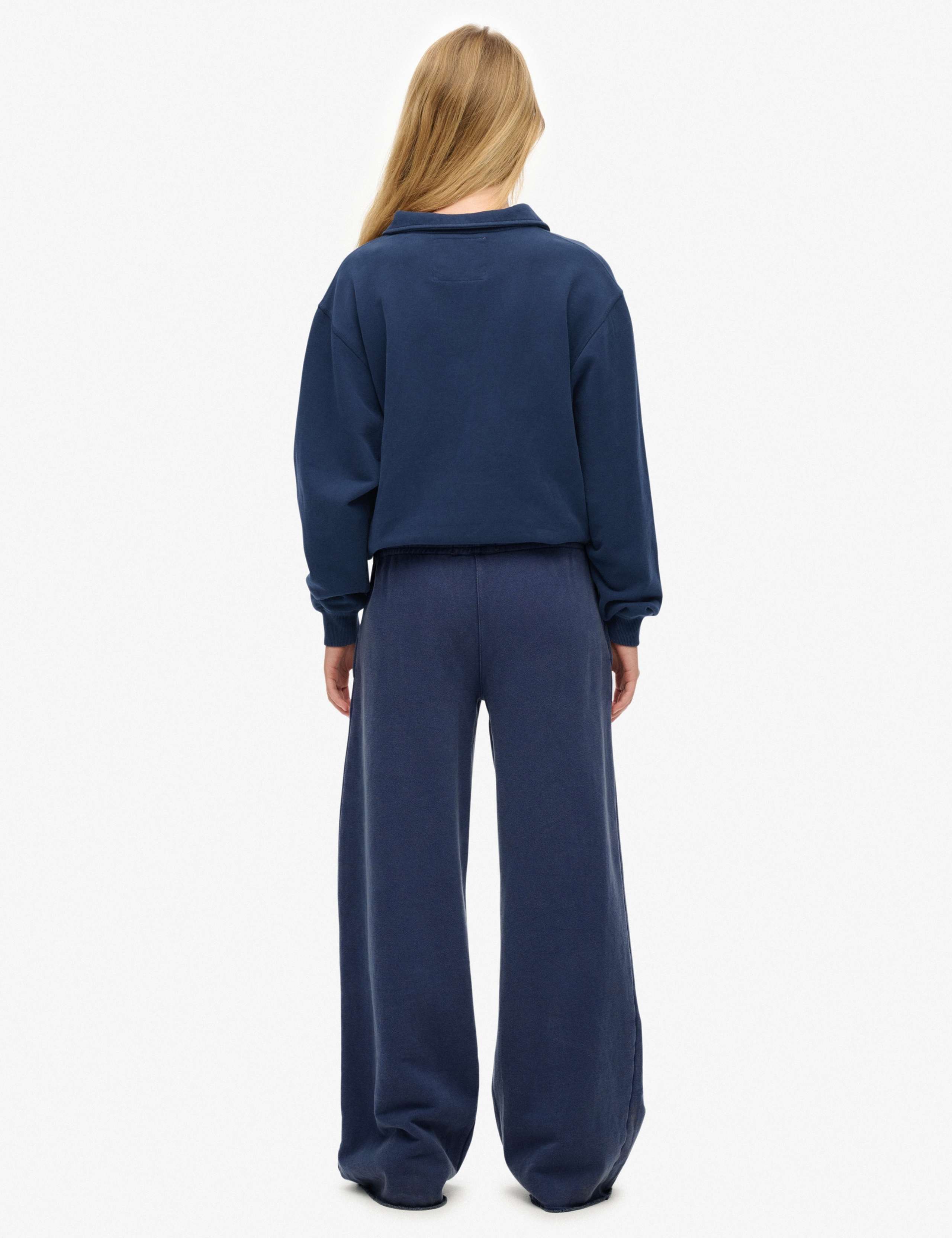 Pure Cotton Low Rise Slim Fit Flared Joggers 4 of 8