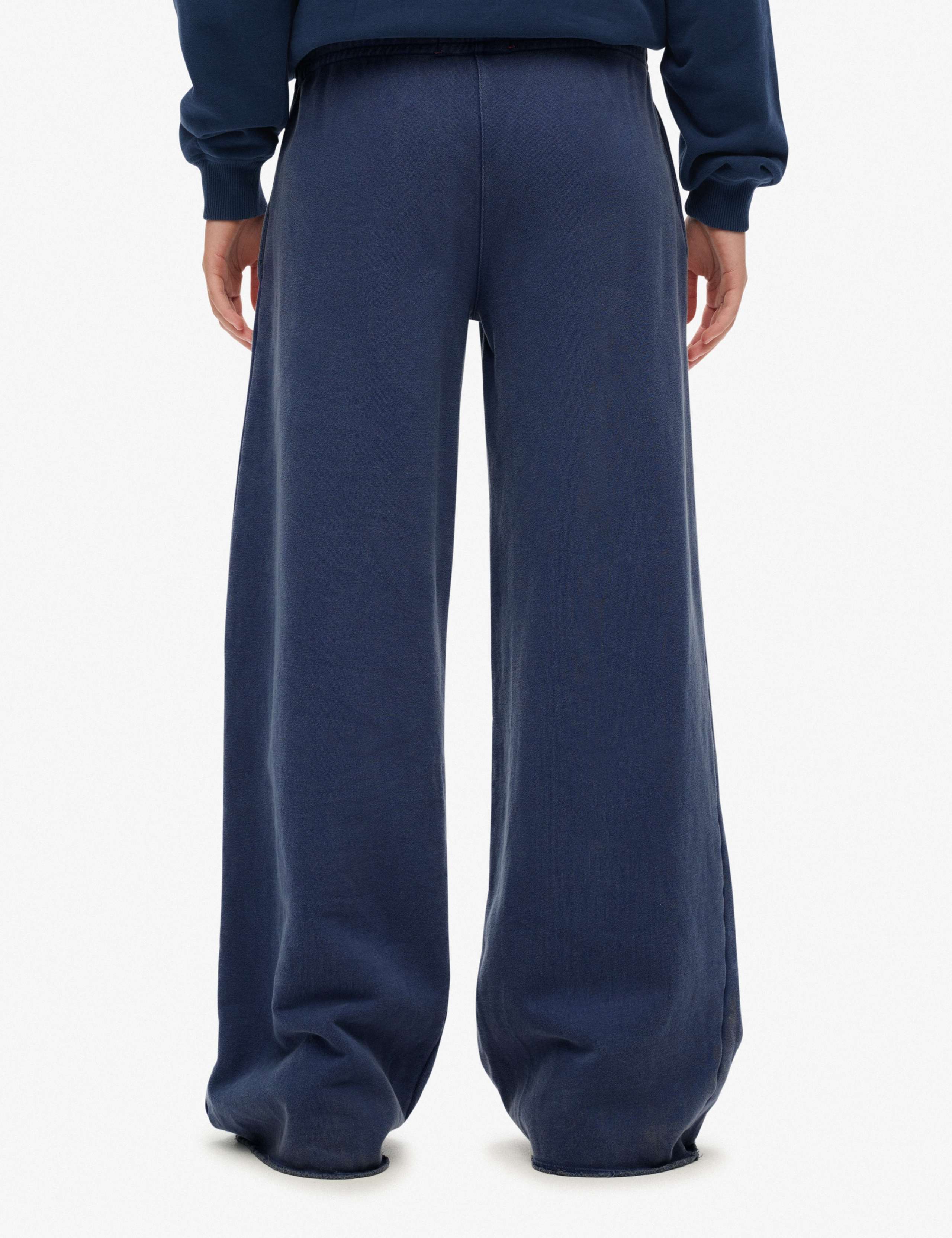 Pure Cotton Low Rise Slim Fit Flared Joggers 6 of 8