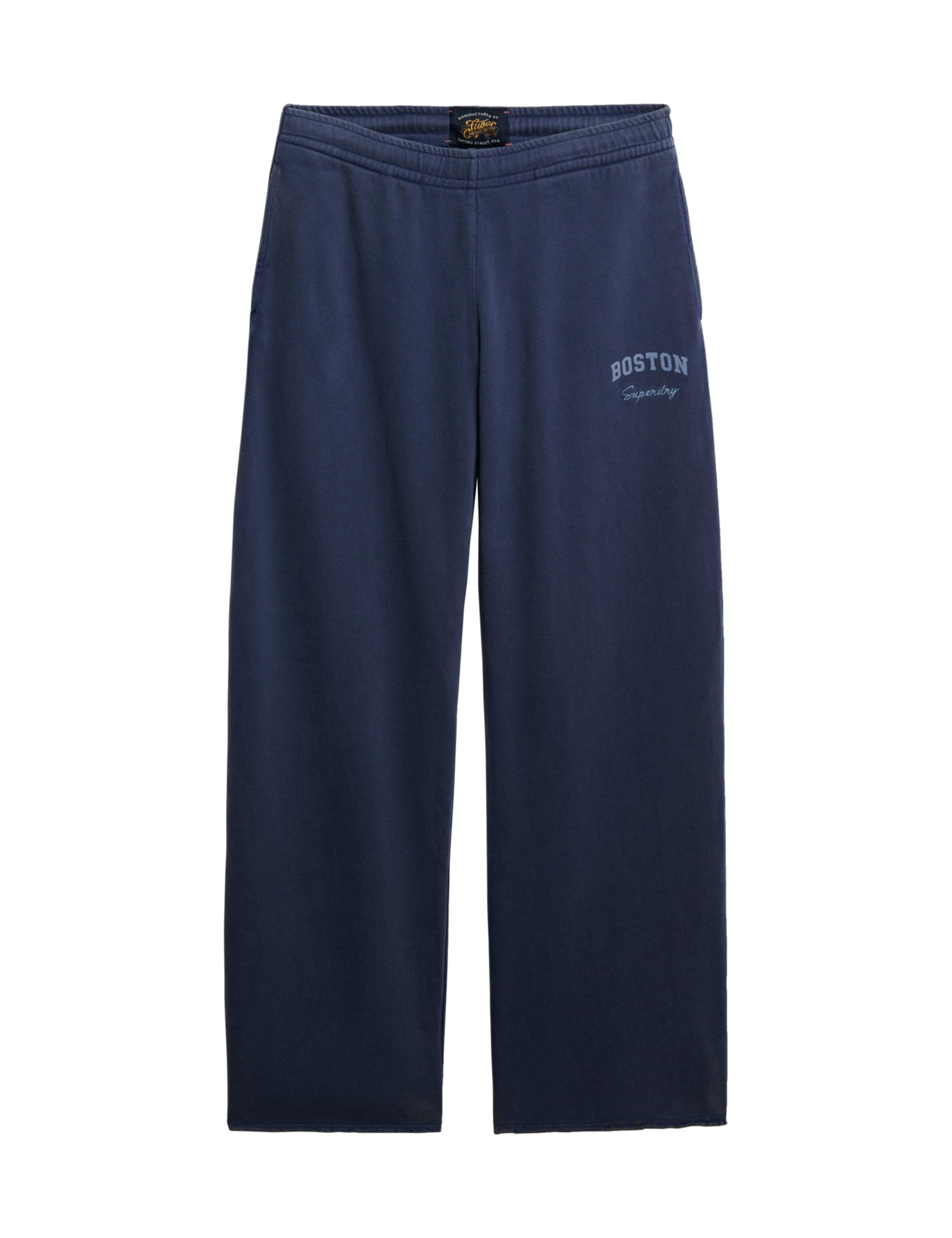 Pure Cotton Low Rise Slim Fit Flared Joggers 2 of 8