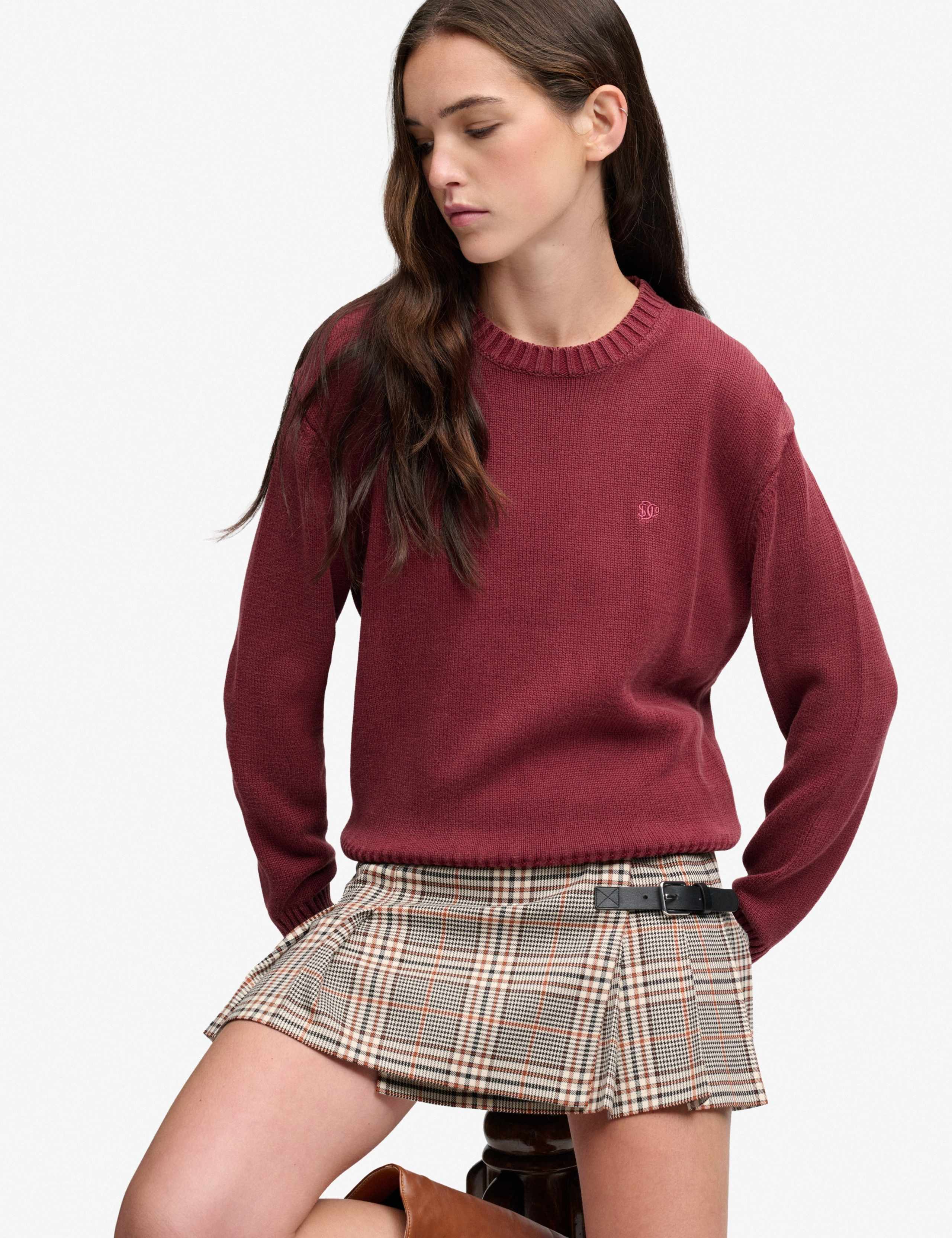 Pure Cotton Crew Neck Jumper 2 of 5