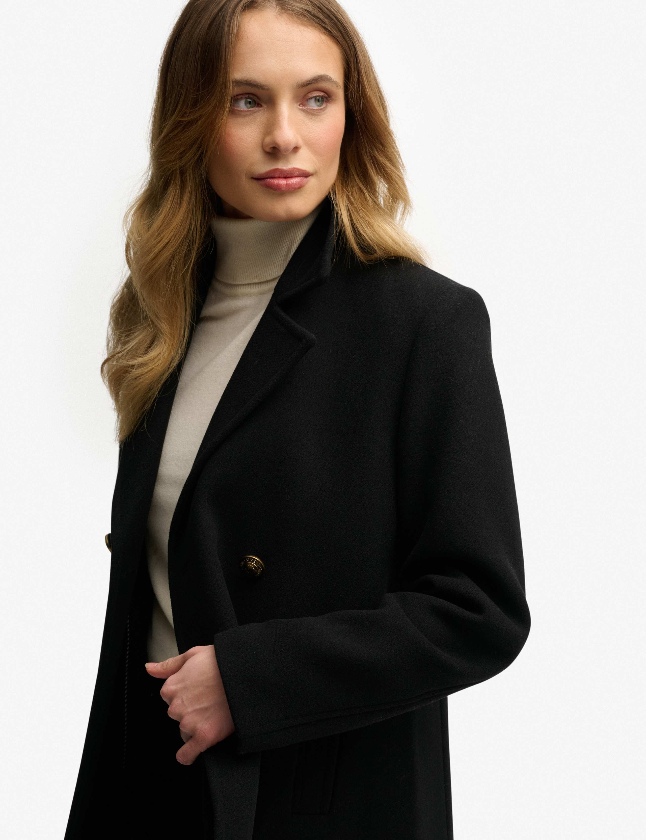 Wool Rich Double Breasted Pea Coat 6 of 7