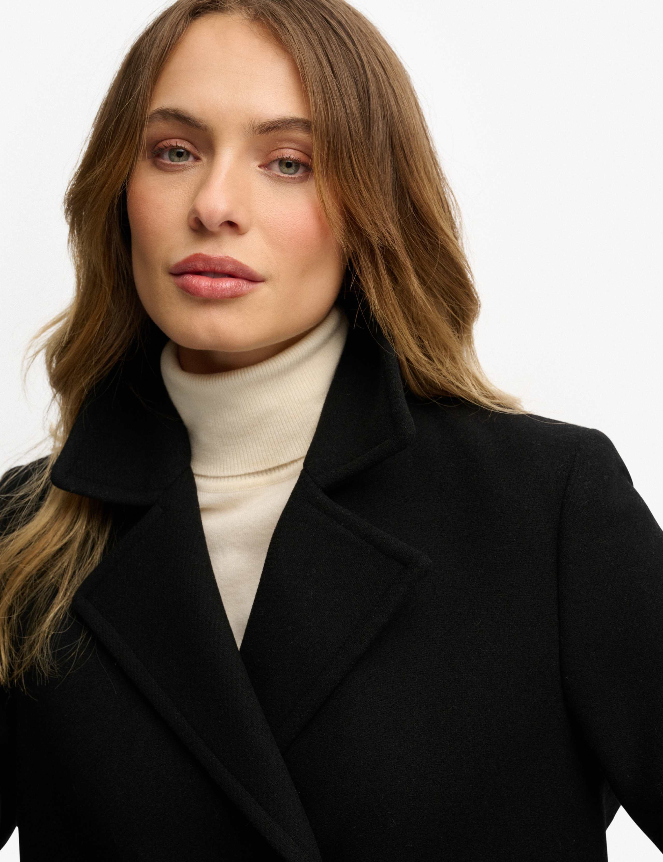 Wool Rich Double Breasted Pea Coat 7 of 7