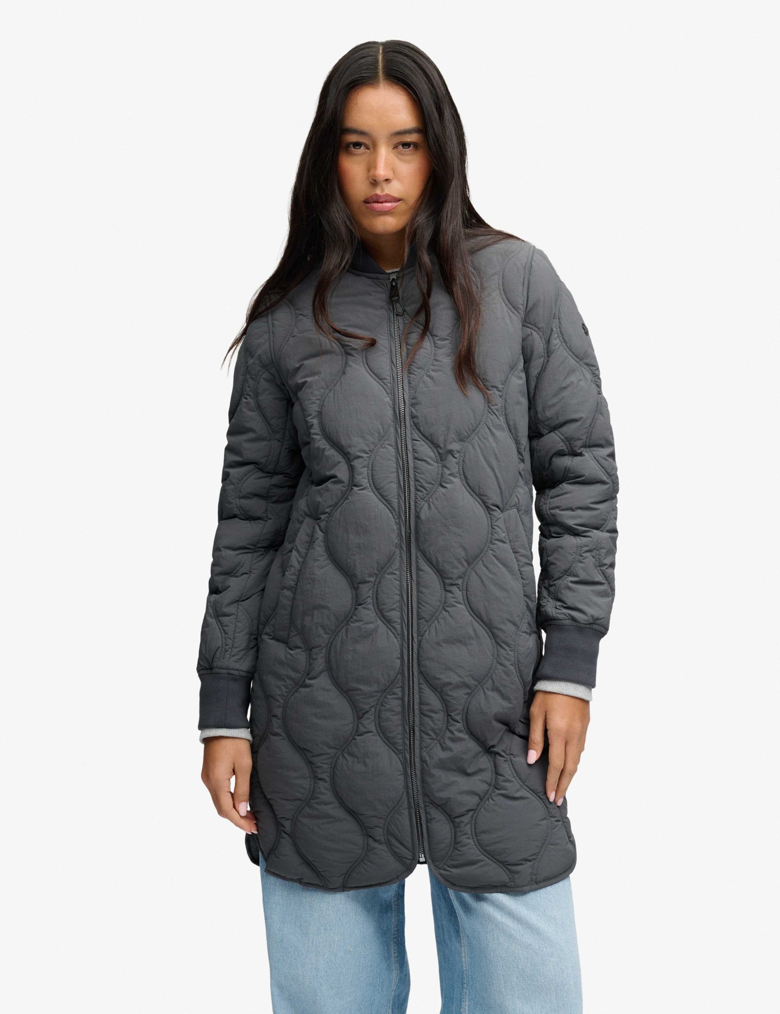 Quilted Longline Jacket 4 of 6