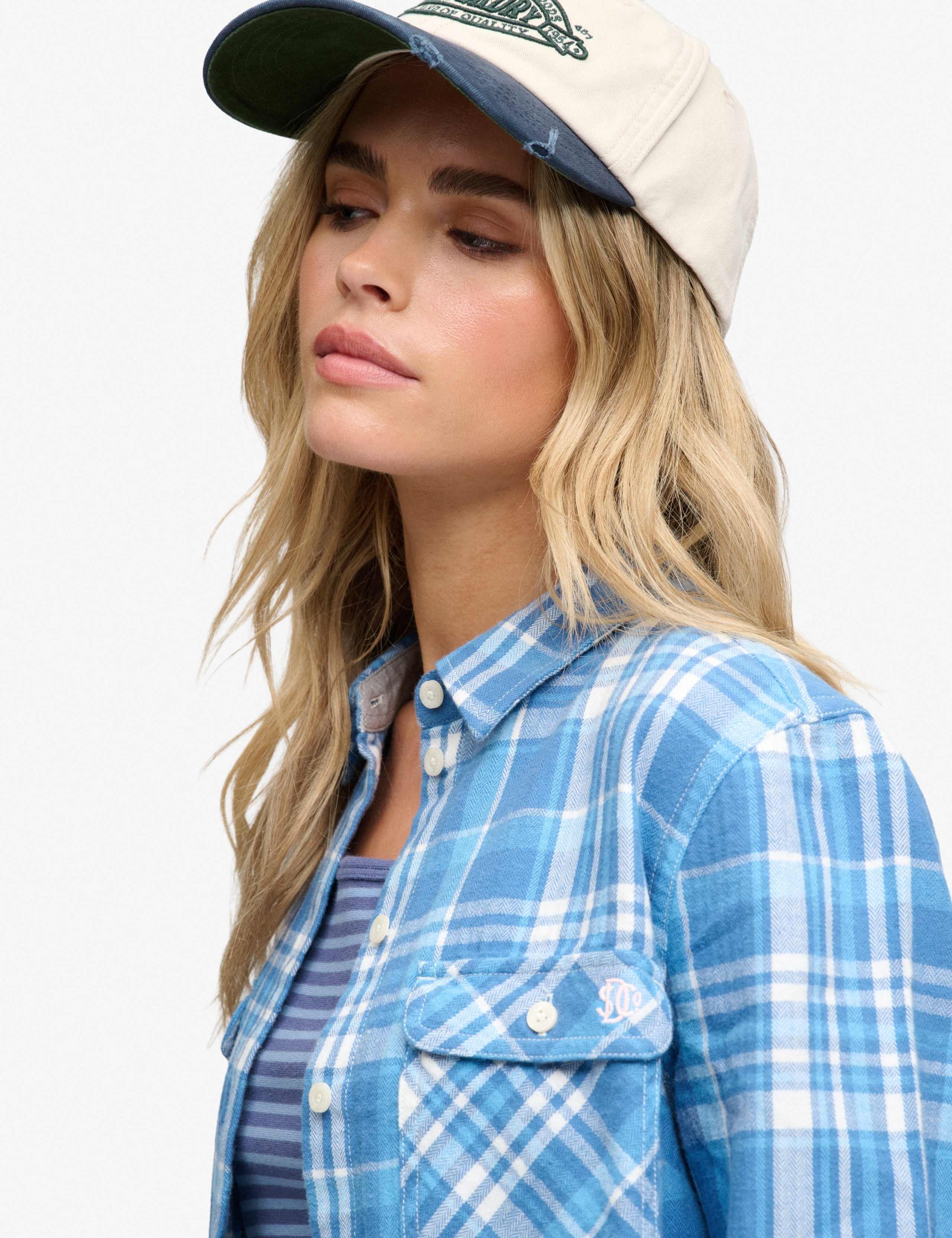 Pure Cotton Checked Flannel Relaxed Shirt 5 of 5