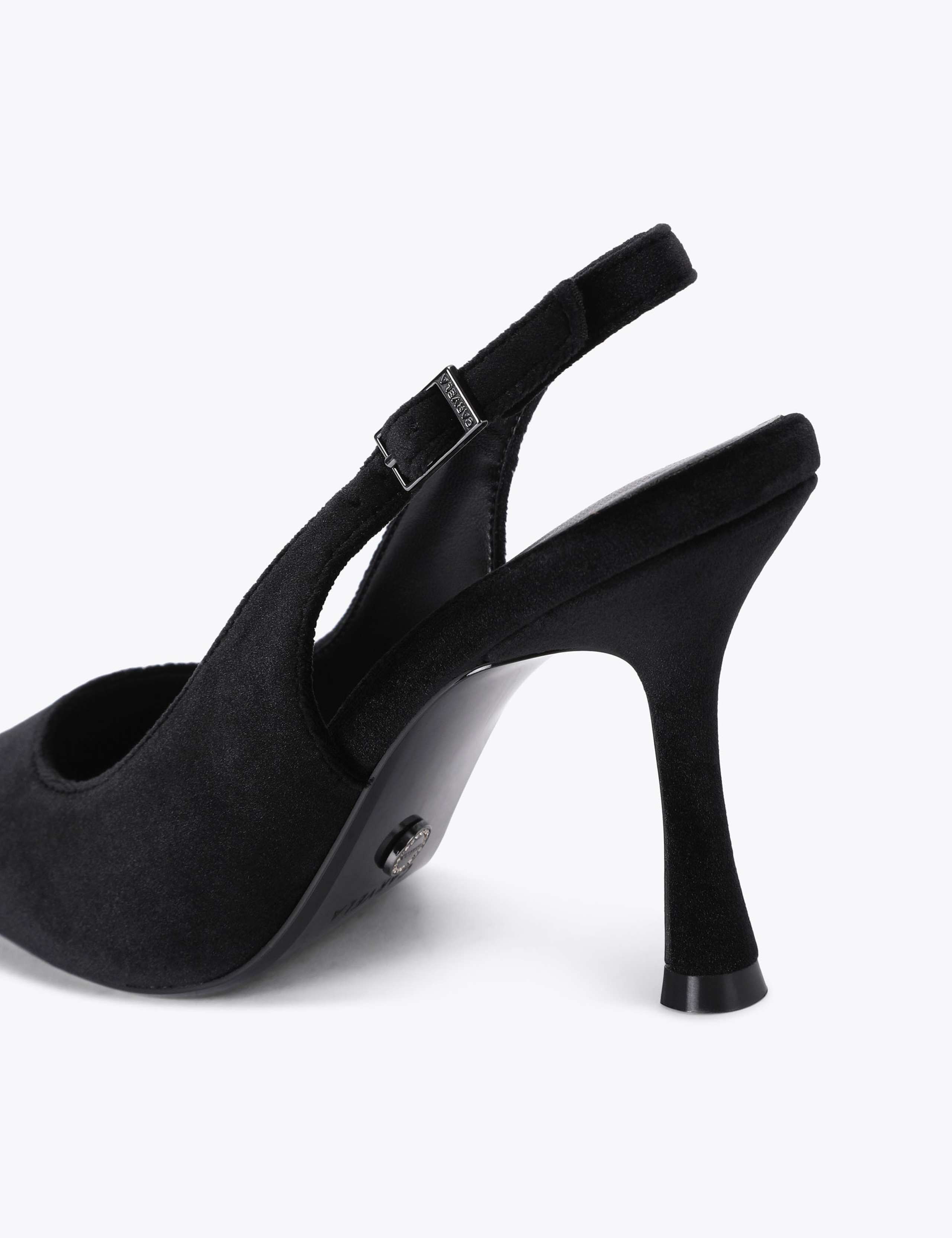 Velvet Pointed Court Shoes 3 of 4
