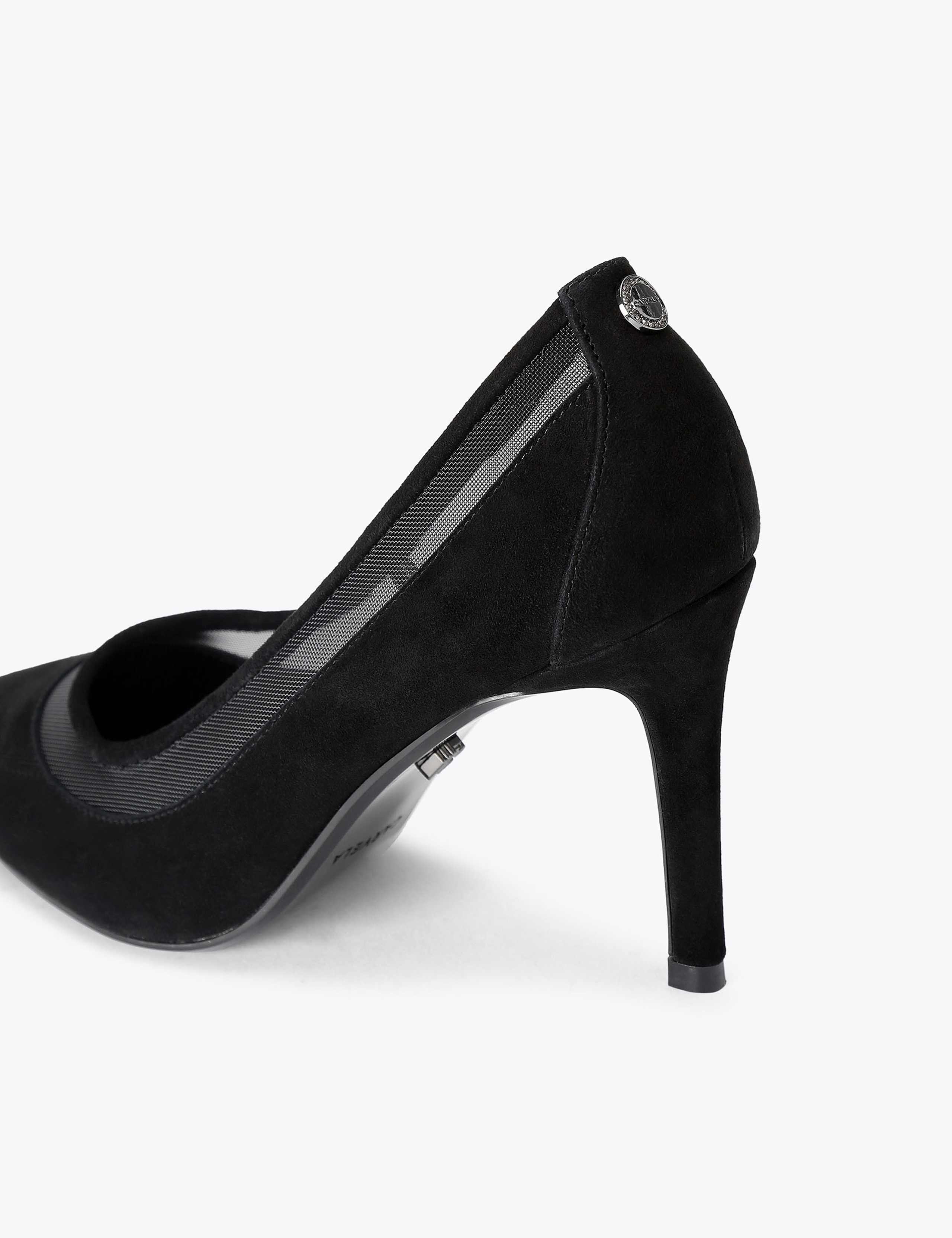 Suede Stiletto Heel Court Shoes 3 of 4