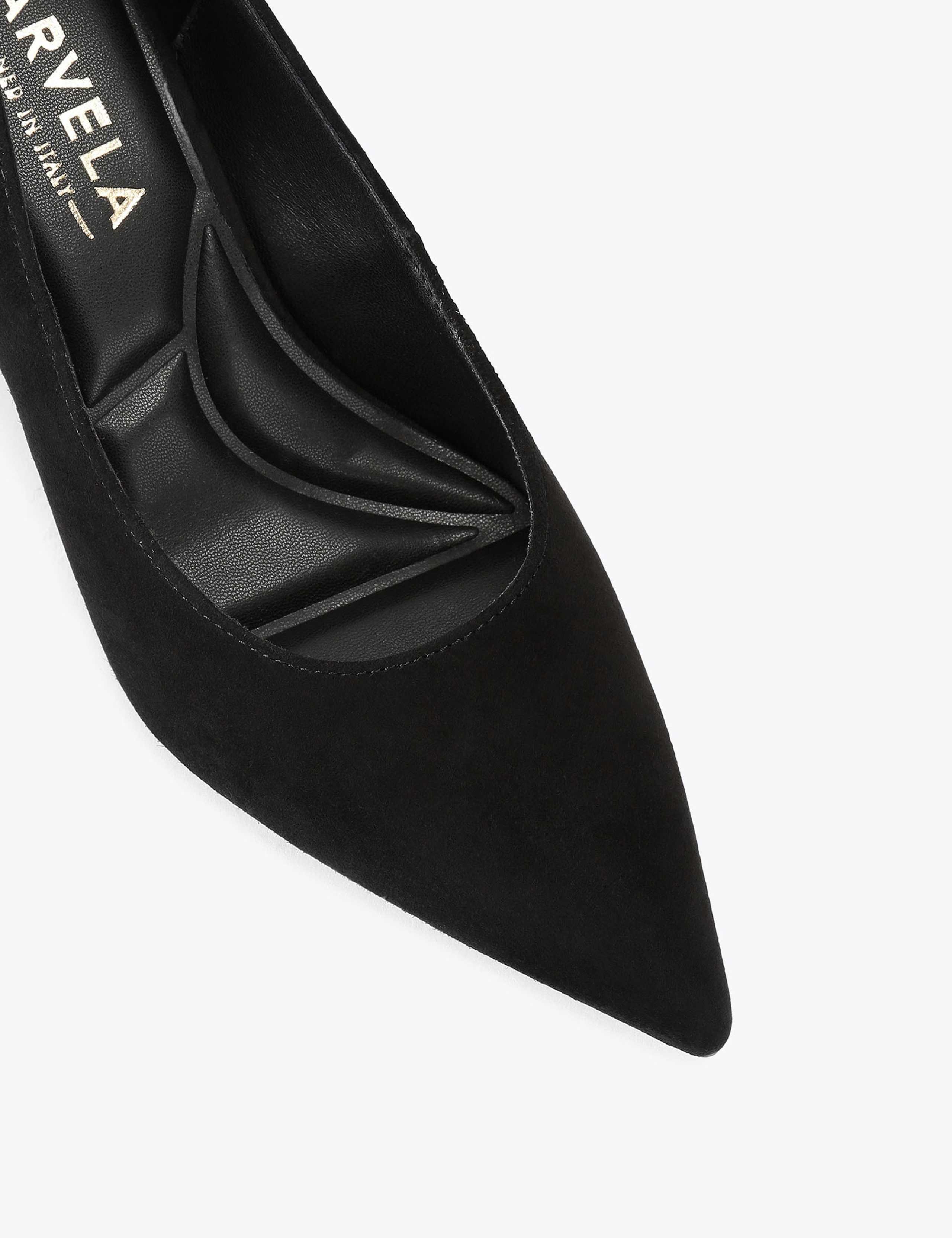 Suede Pointed Court Shoes 4 of 4