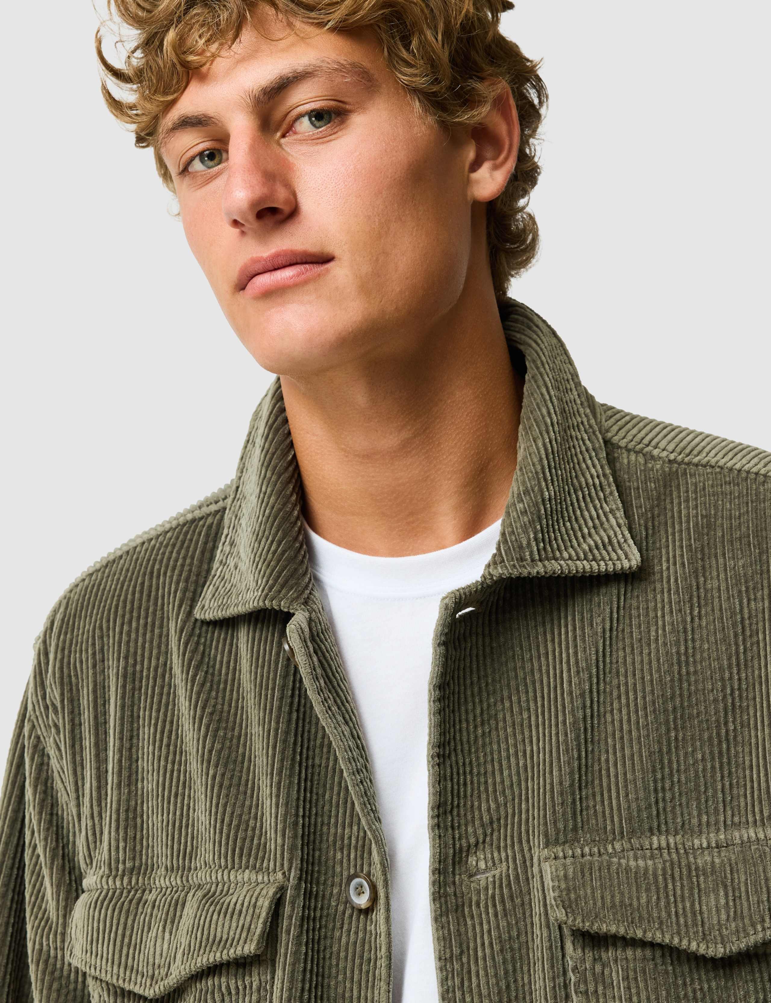 Relaxed Fit Corduroy Textured Overshirt 4 of 6