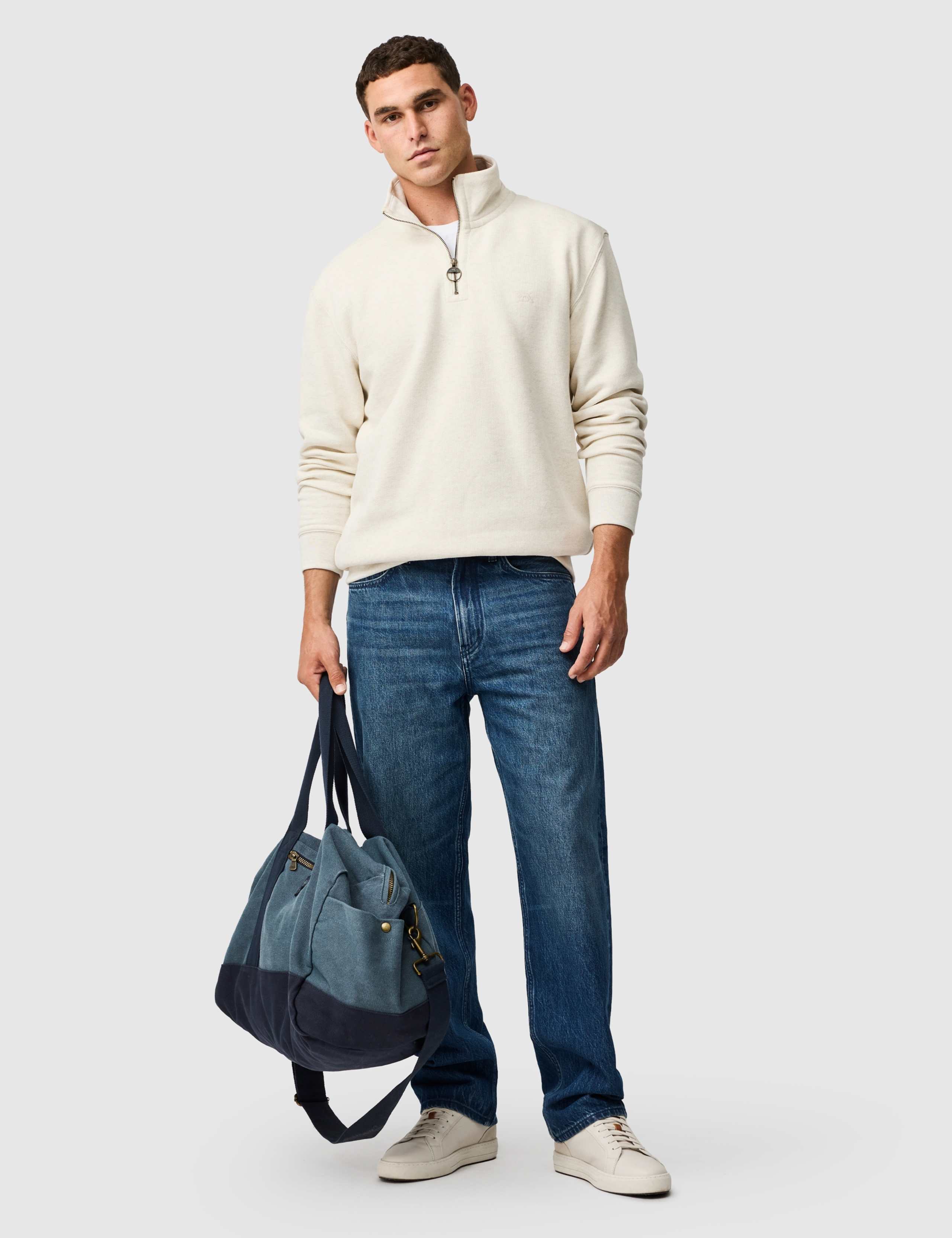 Newfield Cotton Rich Quarter Zip Sweatshirt 2 of 6