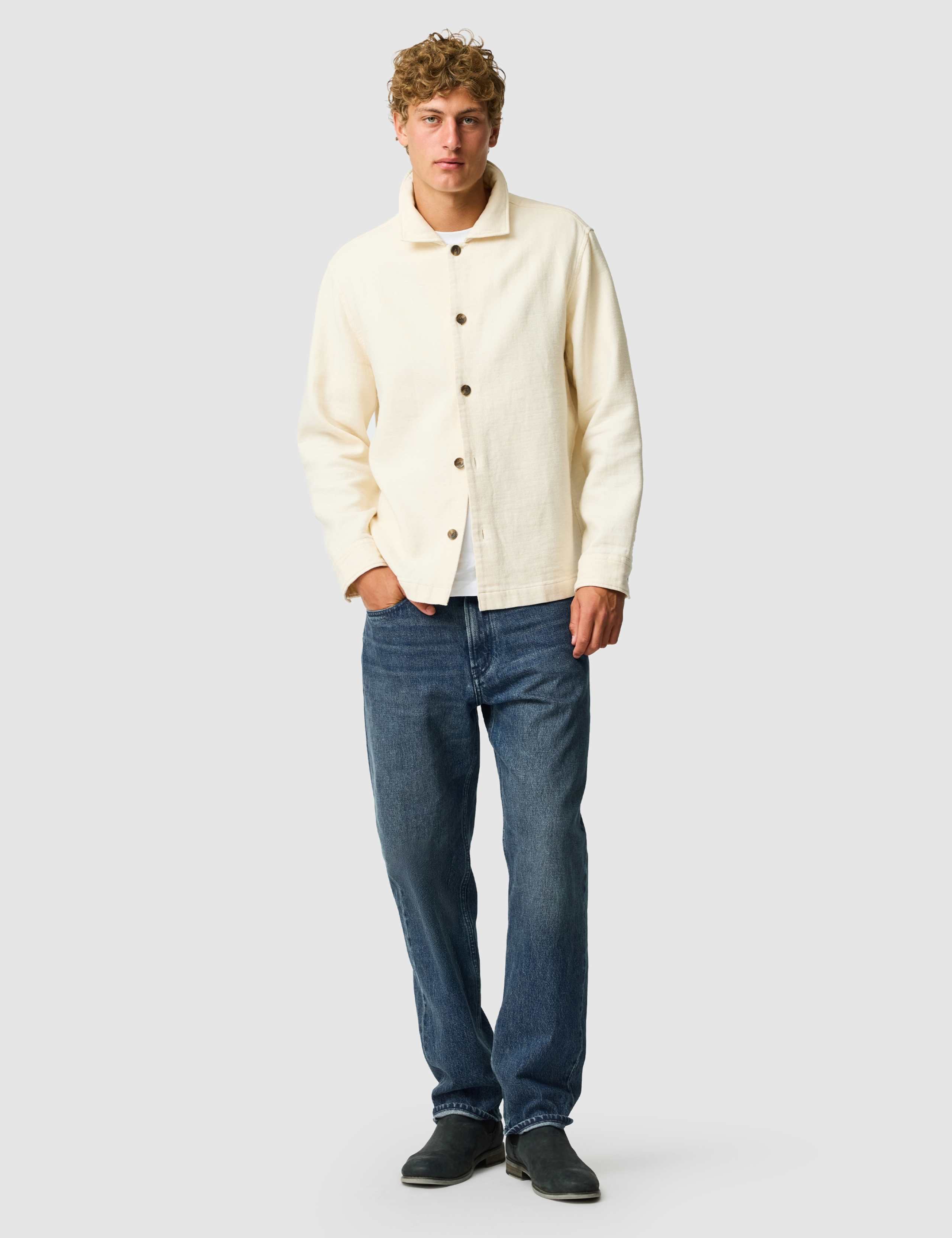 Relaxed Fit Pure Cotton Overshirt 2 of 6