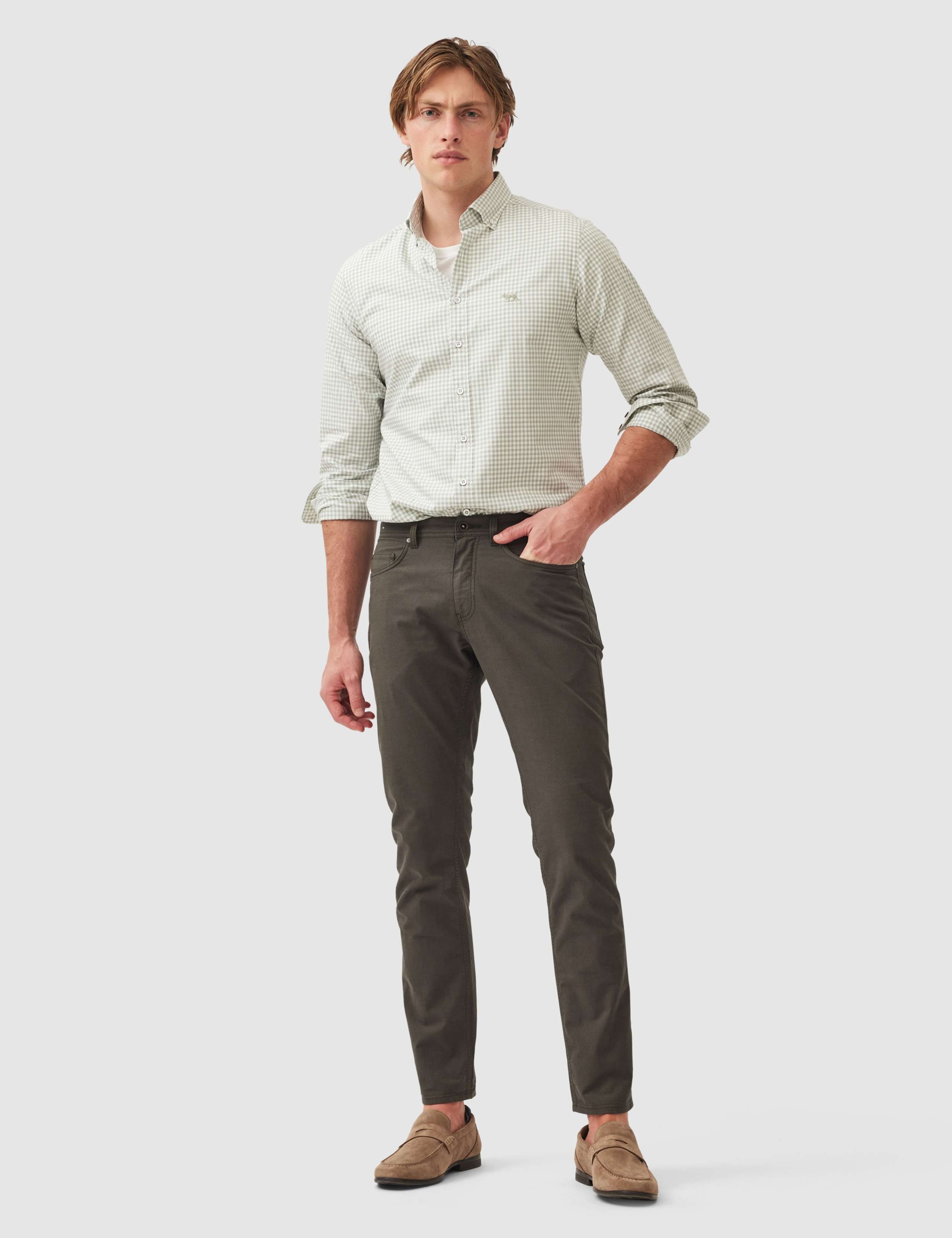 Oxford Baysure Pure Cotton Gingham Shirt 2 of 5