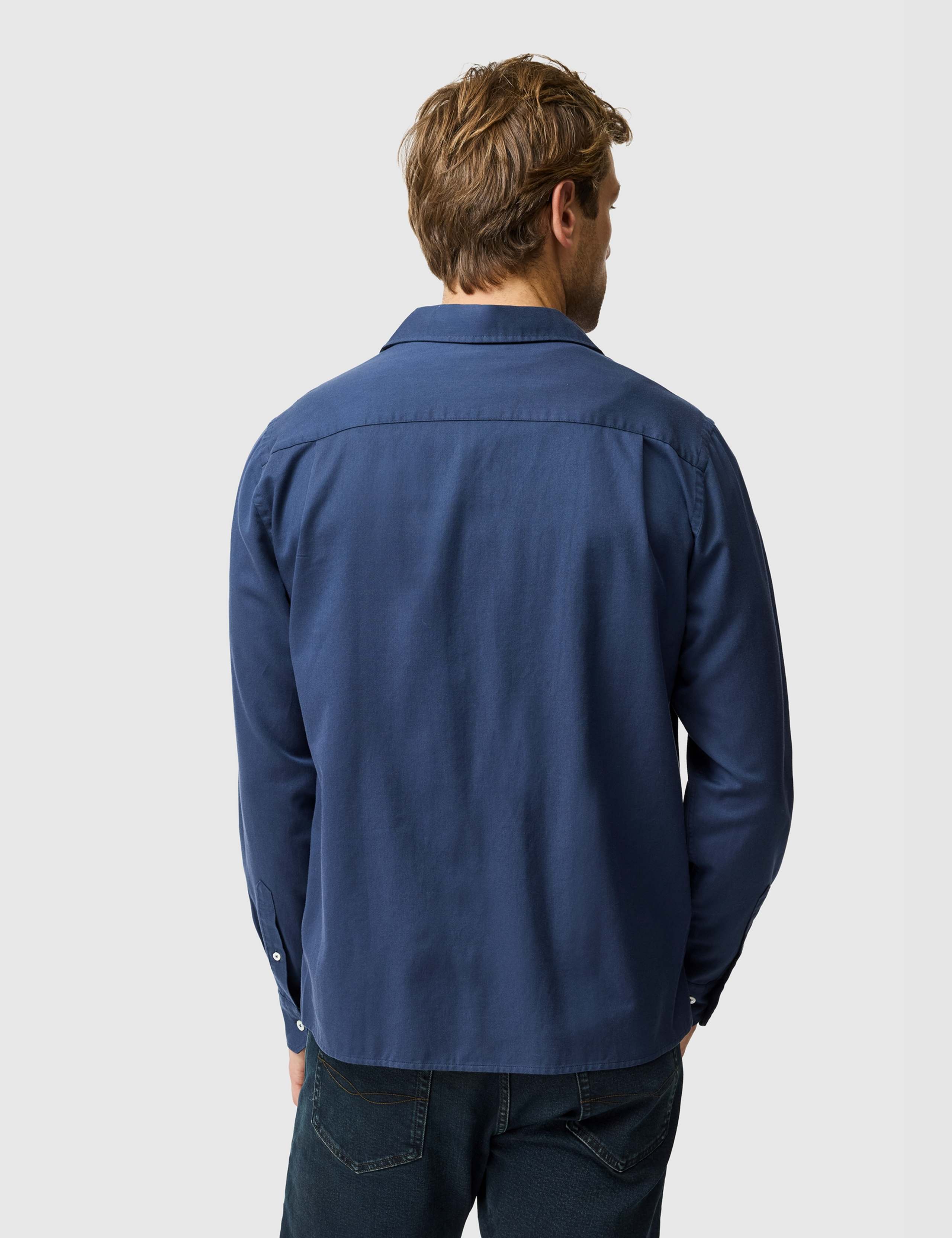 Salt Lake Cotton Blend Twill Overshirt 4 of 7