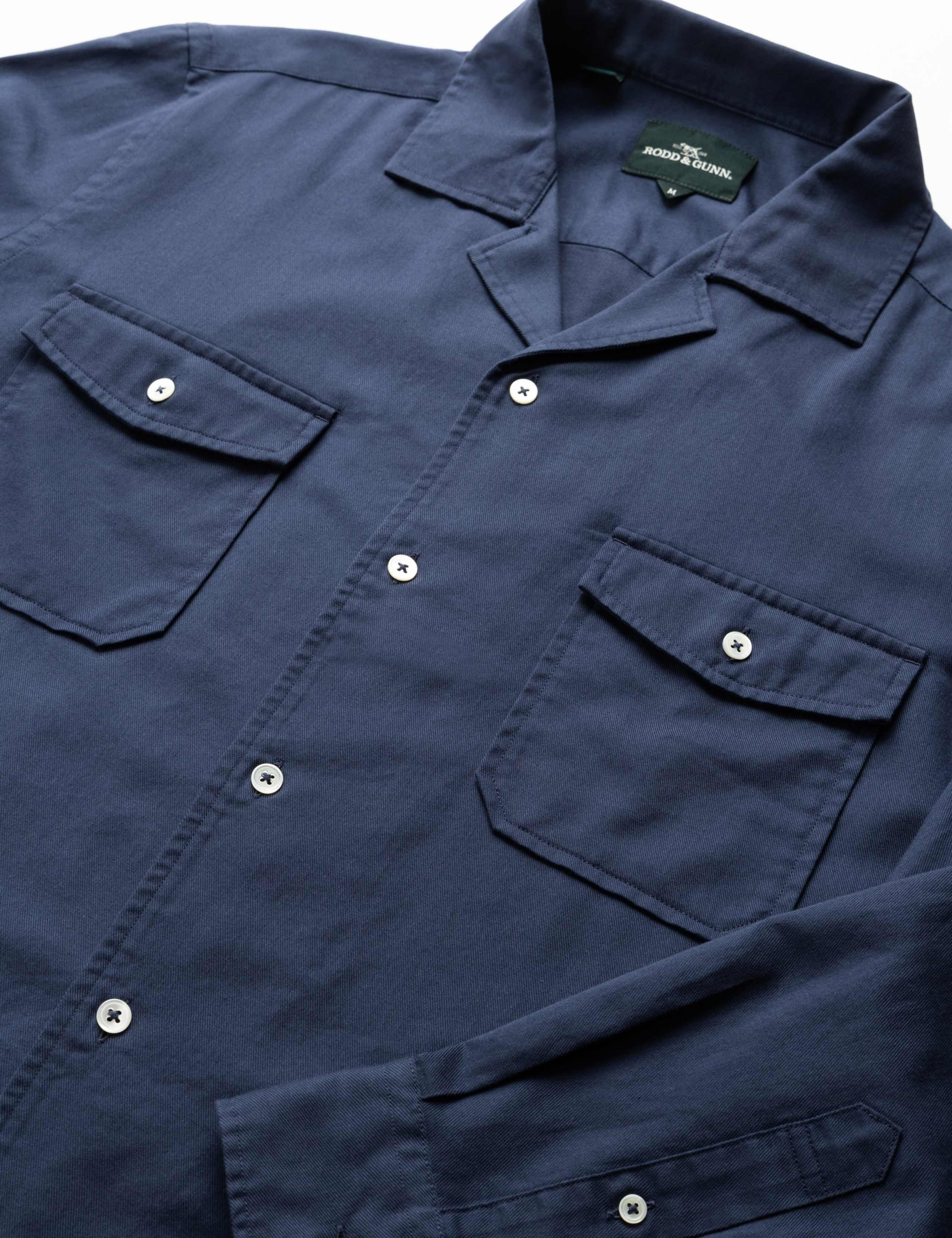 Salt Lake Cotton Blend Twill Overshirt 5 of 7