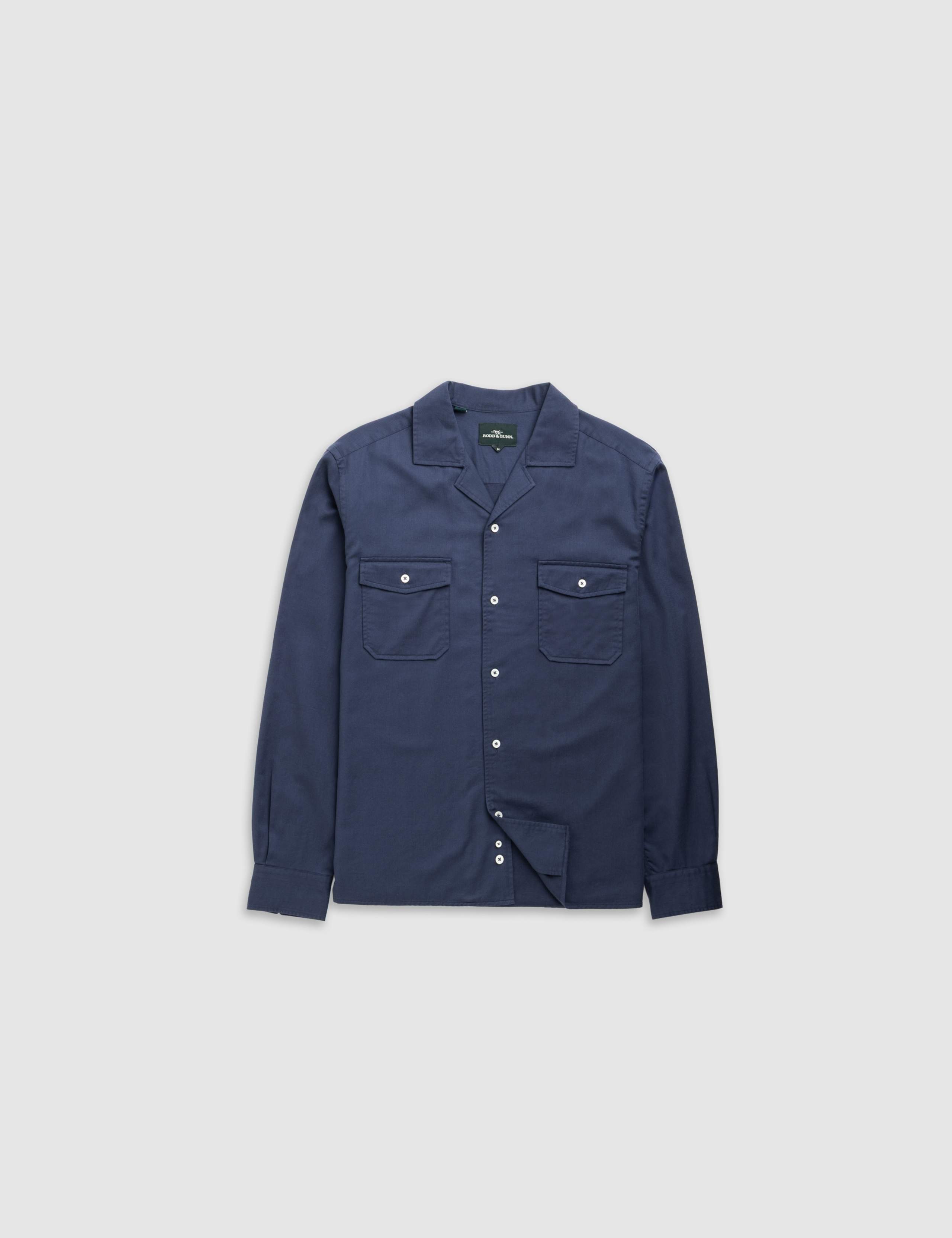 Salt Lake Cotton Blend Twill Overshirt 6 of 7