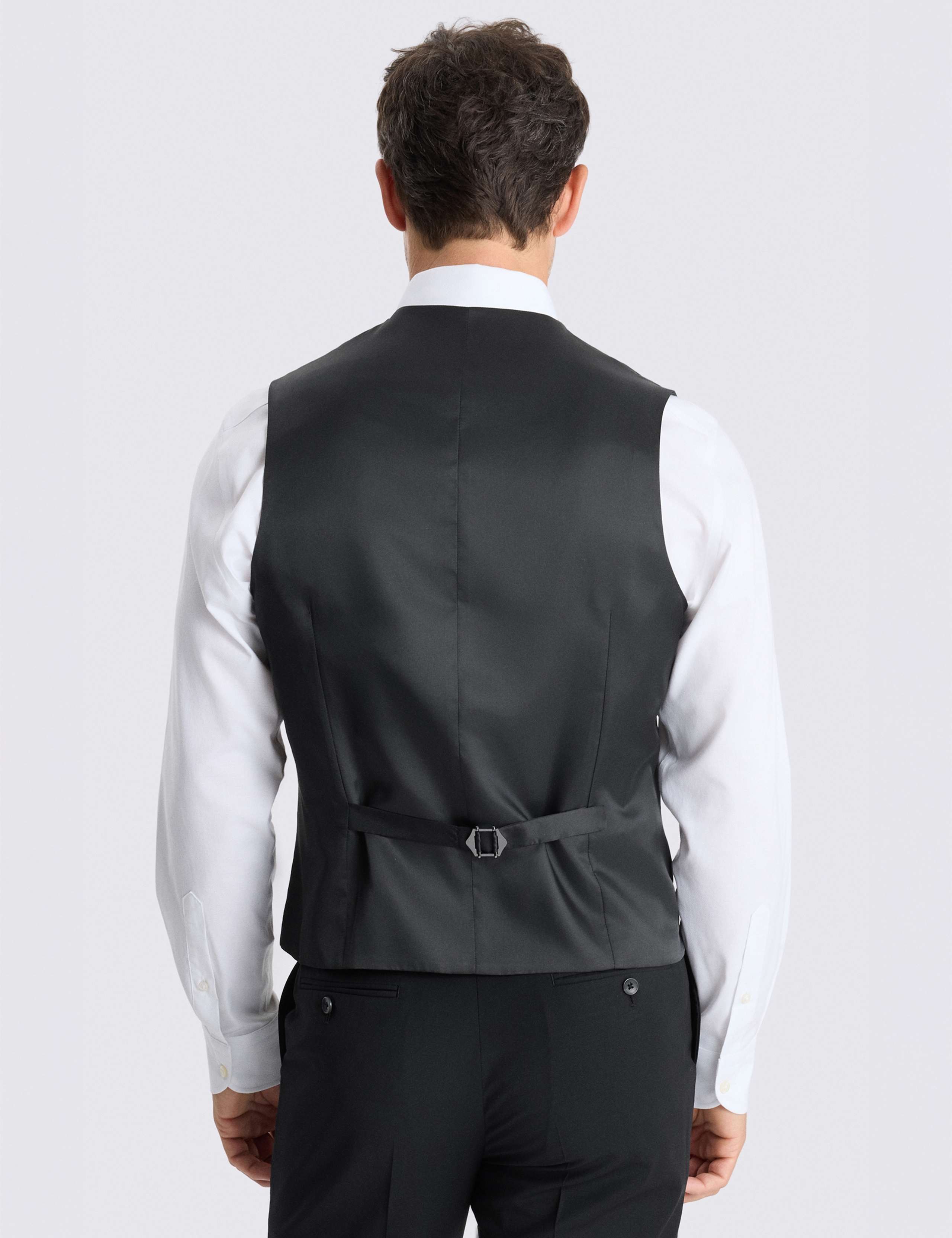 Tailored Fit Wool Rich Performance Waistcoat 3 of 3
