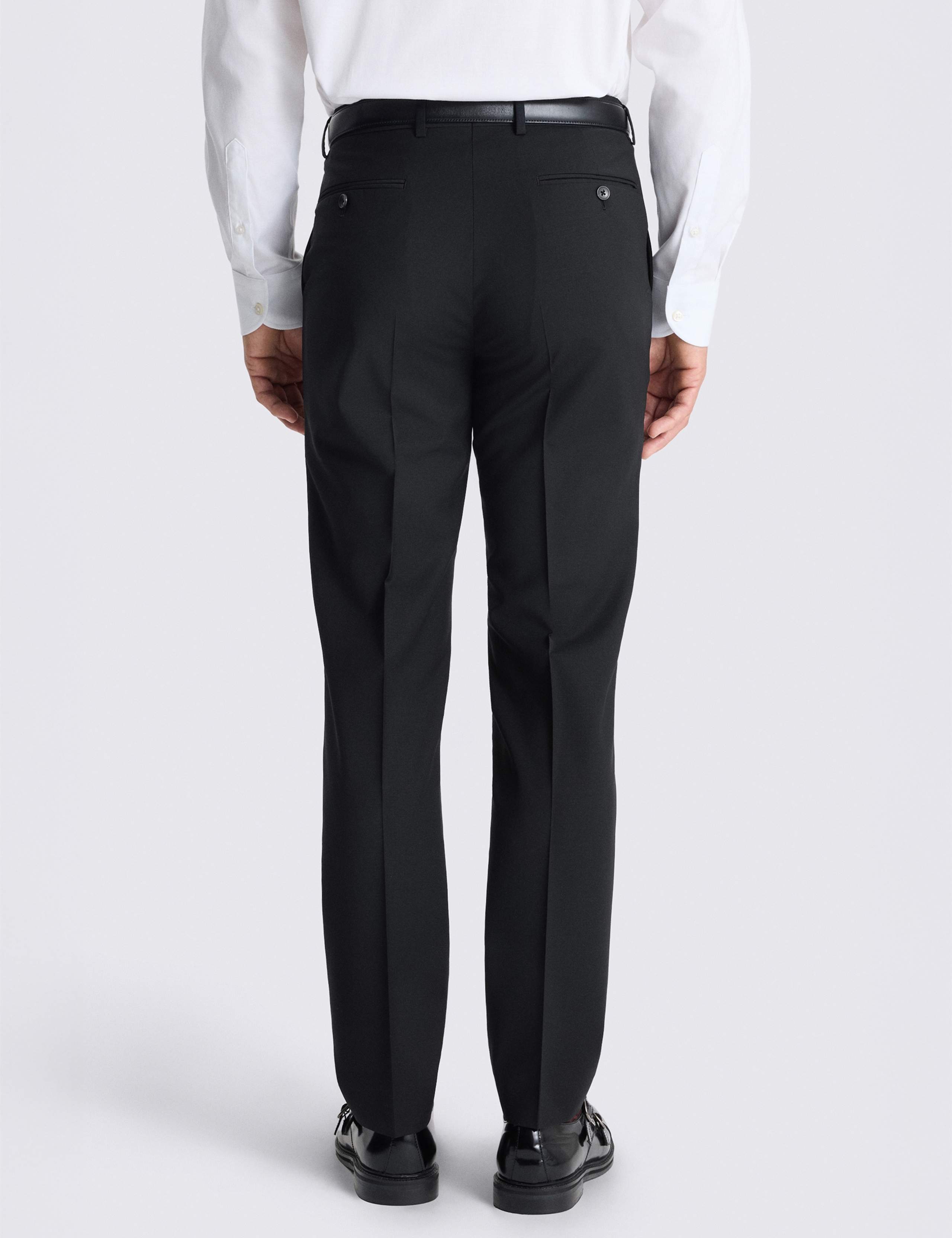 Tailored Fit Wool Blend Performance Suit Trousers 3 of 3