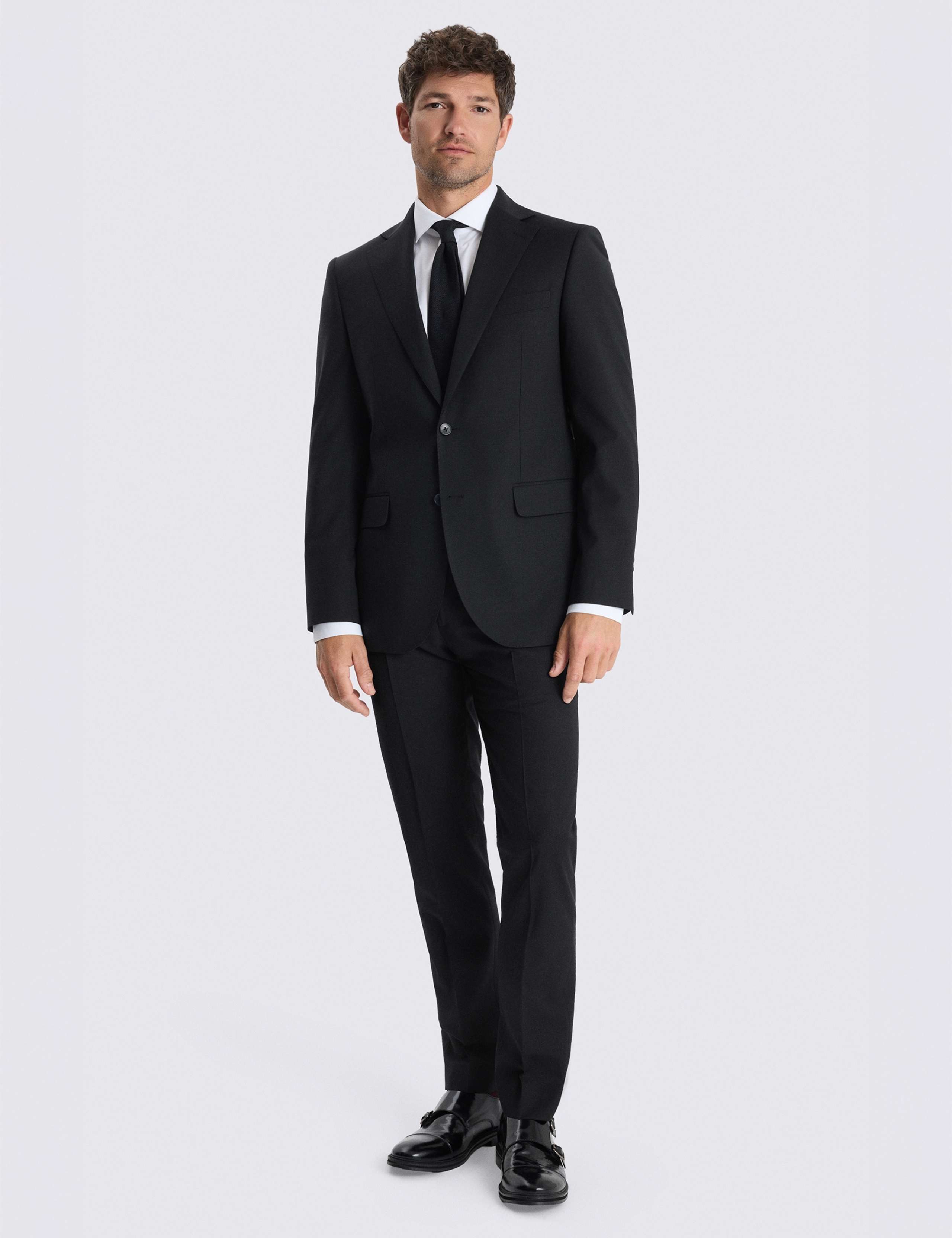 Tailored Fit Wool Rich Performance Suit Jacket 2 of 7