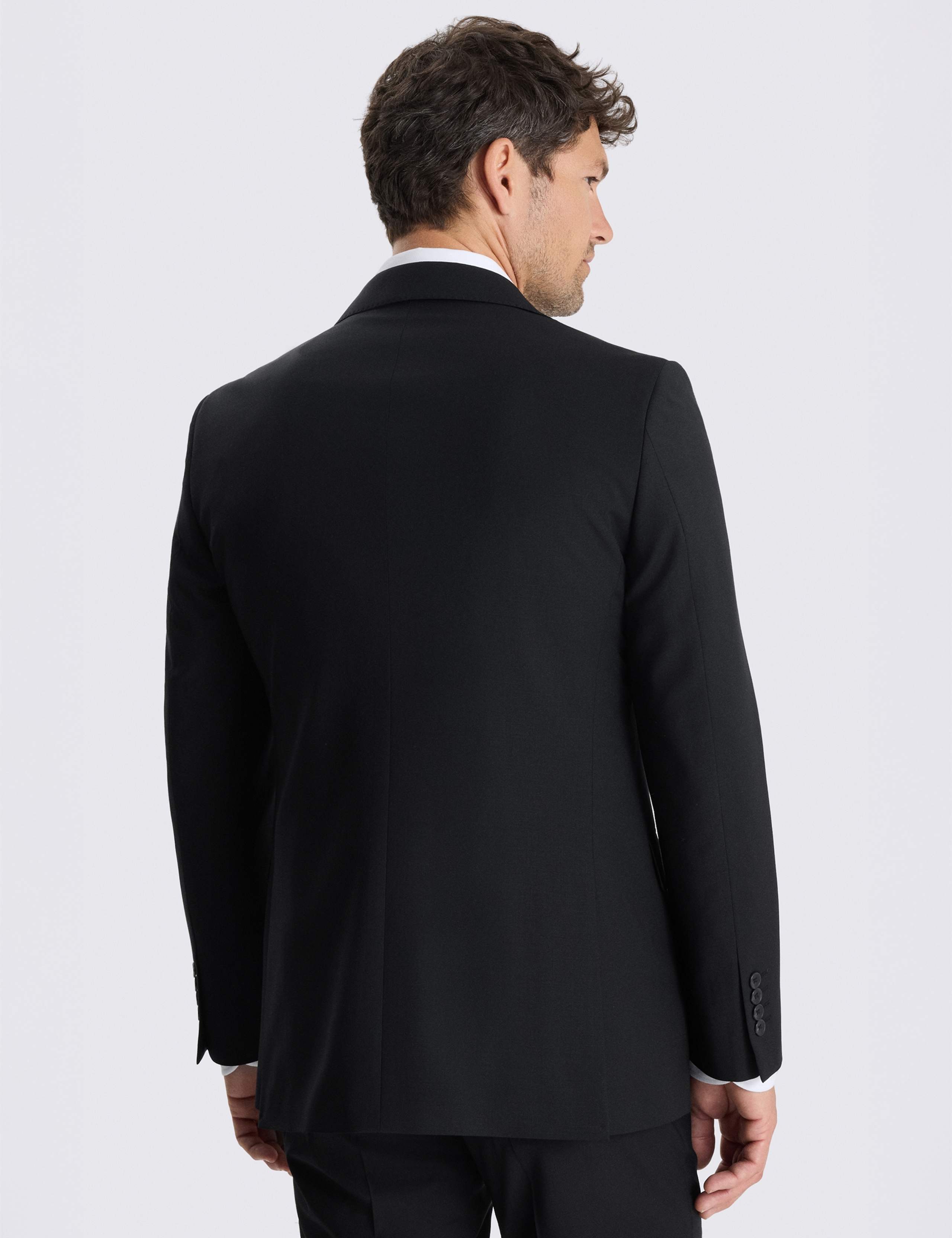 Tailored Fit Wool Rich Performance Suit Jacket 3 of 7