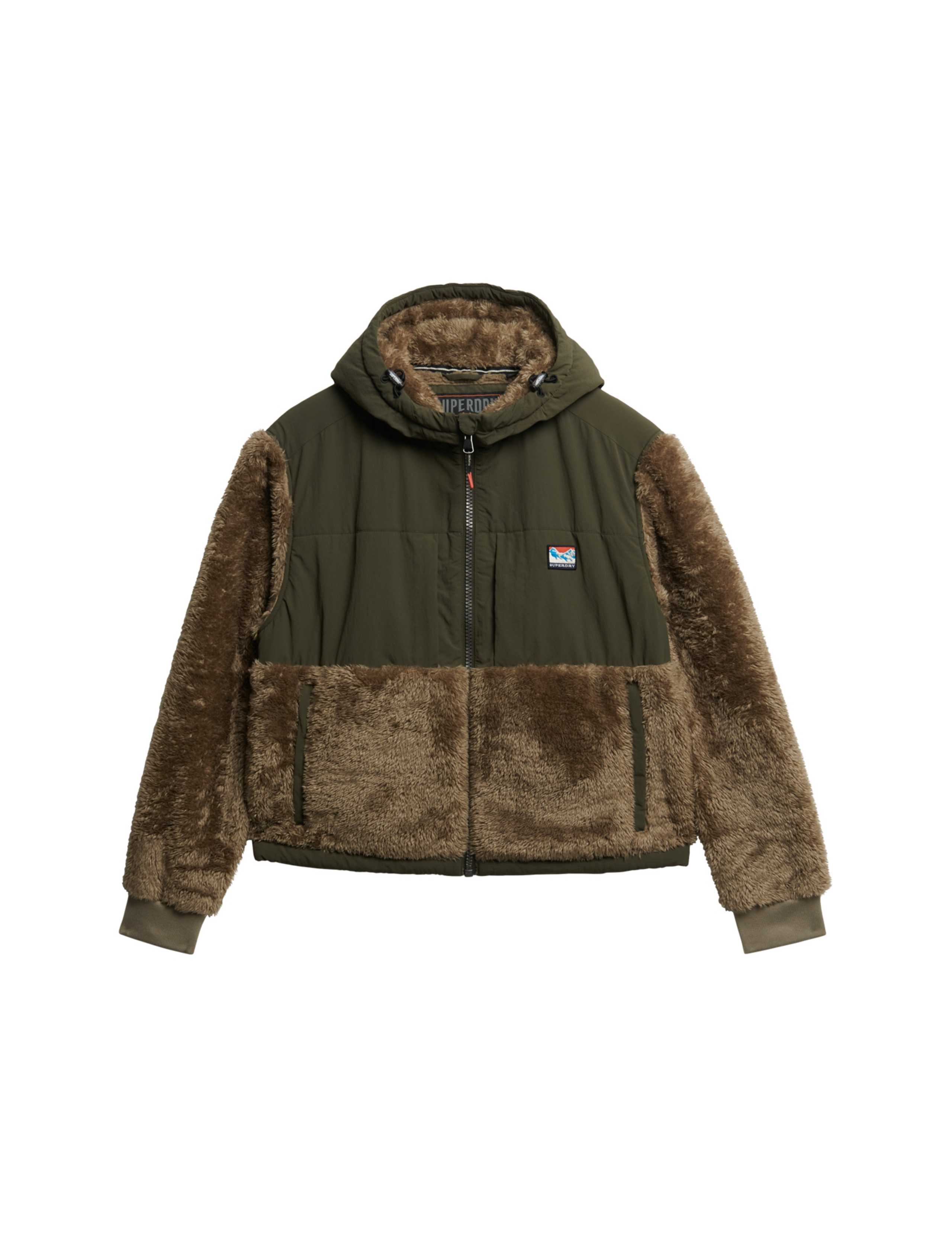 Hooded Zip Up High Neck Jacket 2 of 7