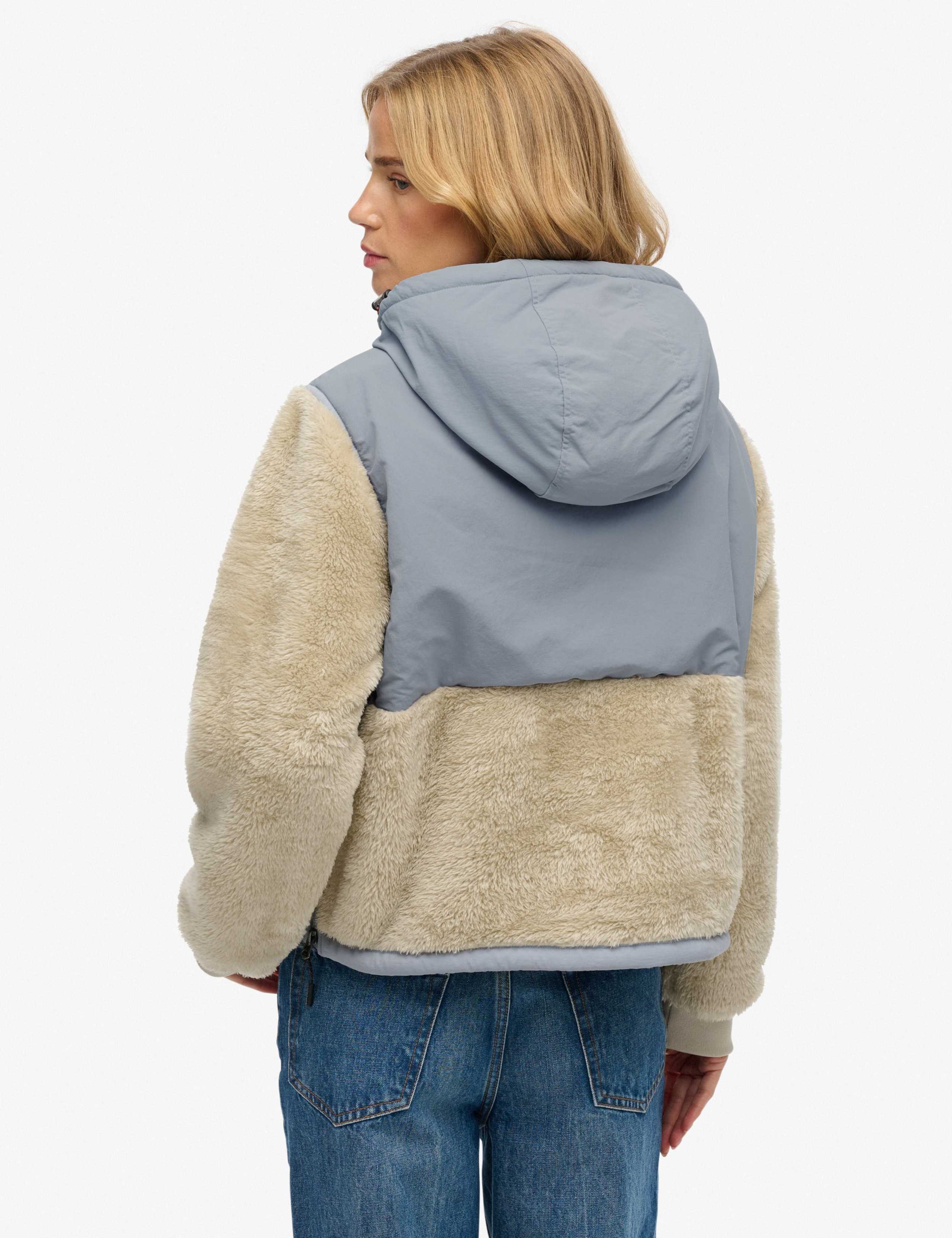 Half Zip Hooded Hybrid Fleece 4 of 6