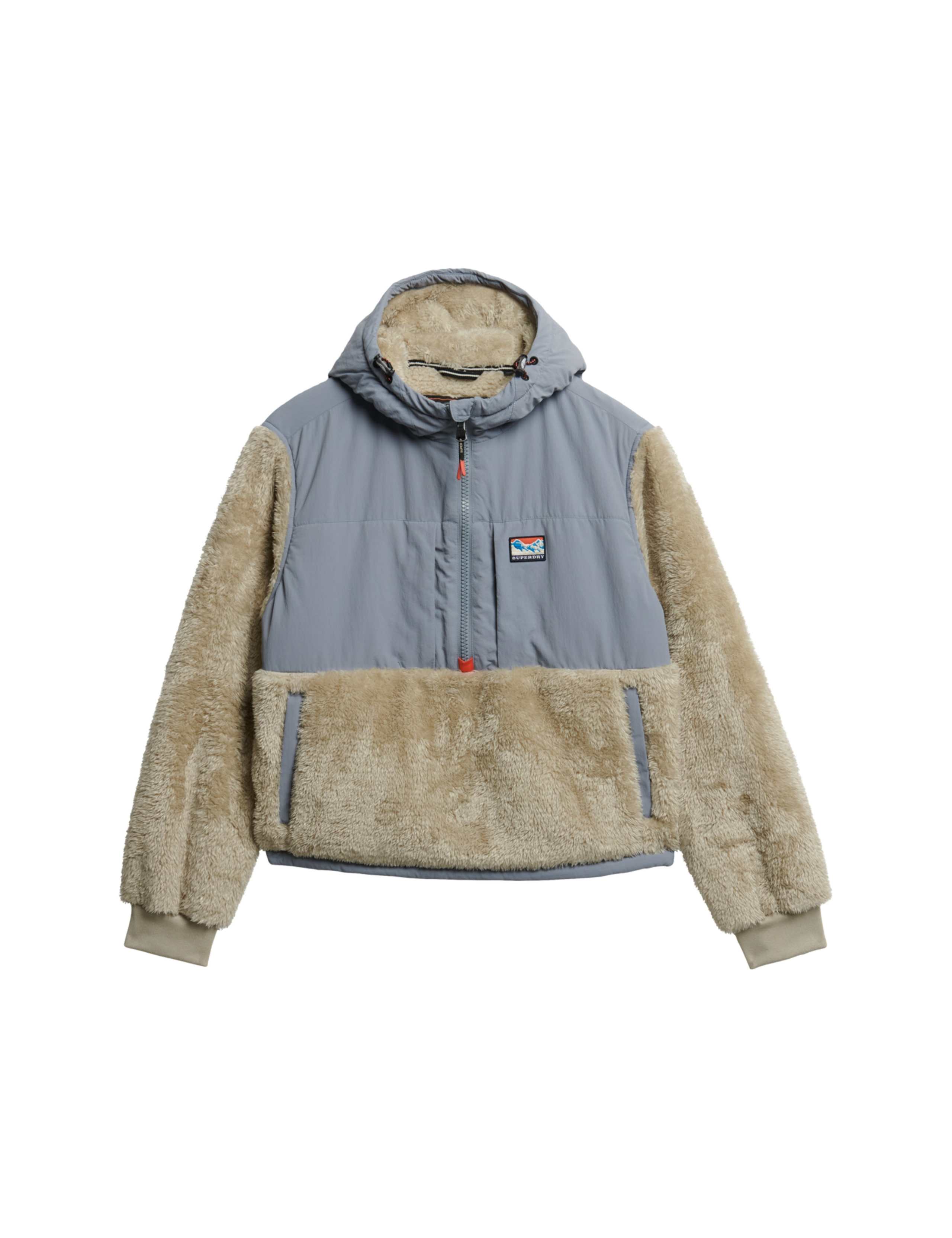 Half Zip Hooded Hybrid Fleece 2 of 6