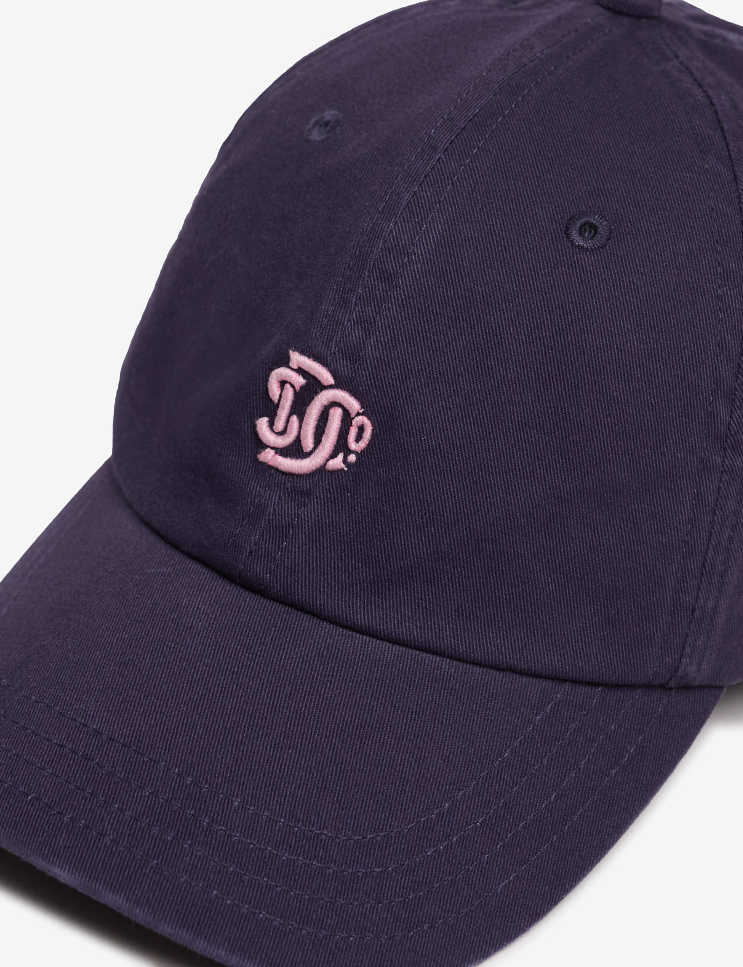 Pure Cotton Embroidered Baseball Cap 4 of 5