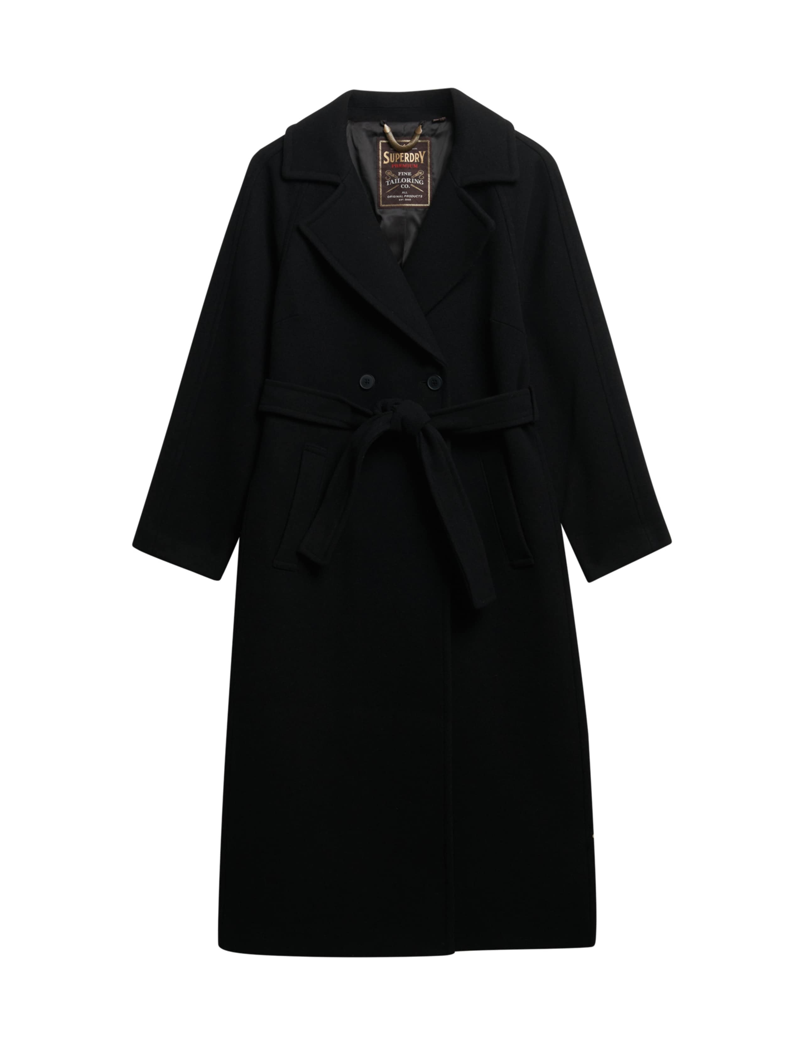 Wool Blend Wrap Coat 2 of 8