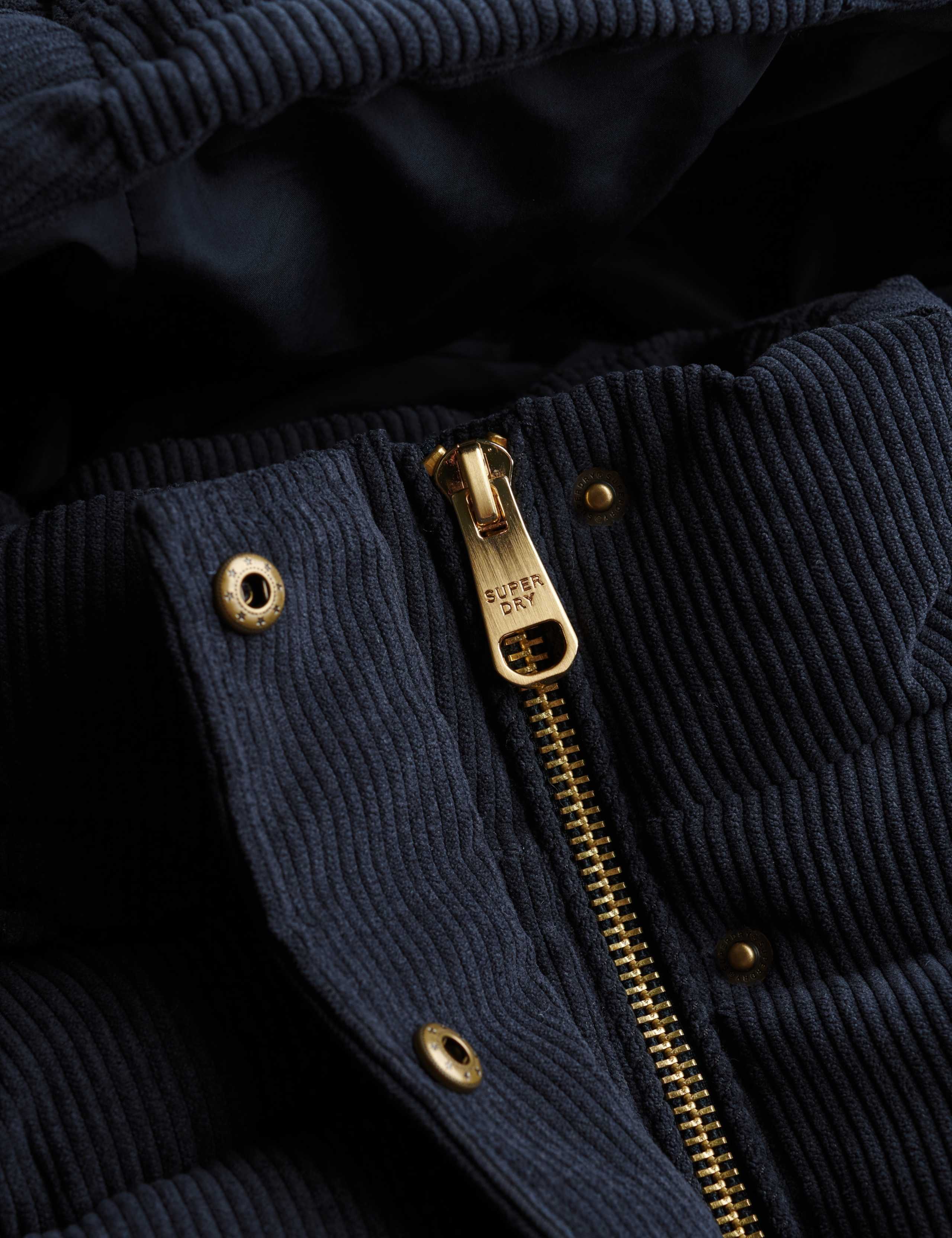 Cord Hooded Puffer Jacket 8 of 8