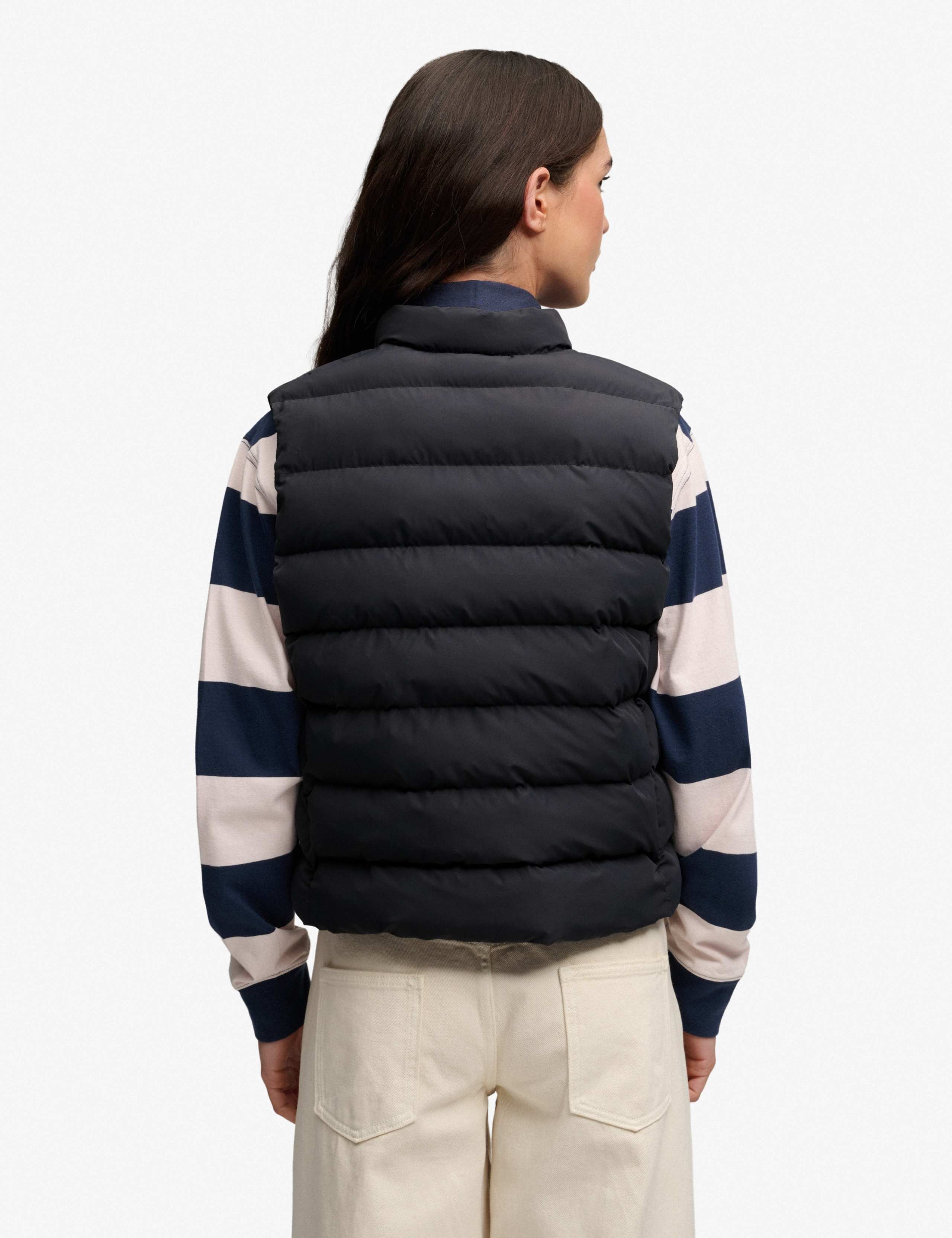 Padded High Neck Cropped Gilet 3 of 7