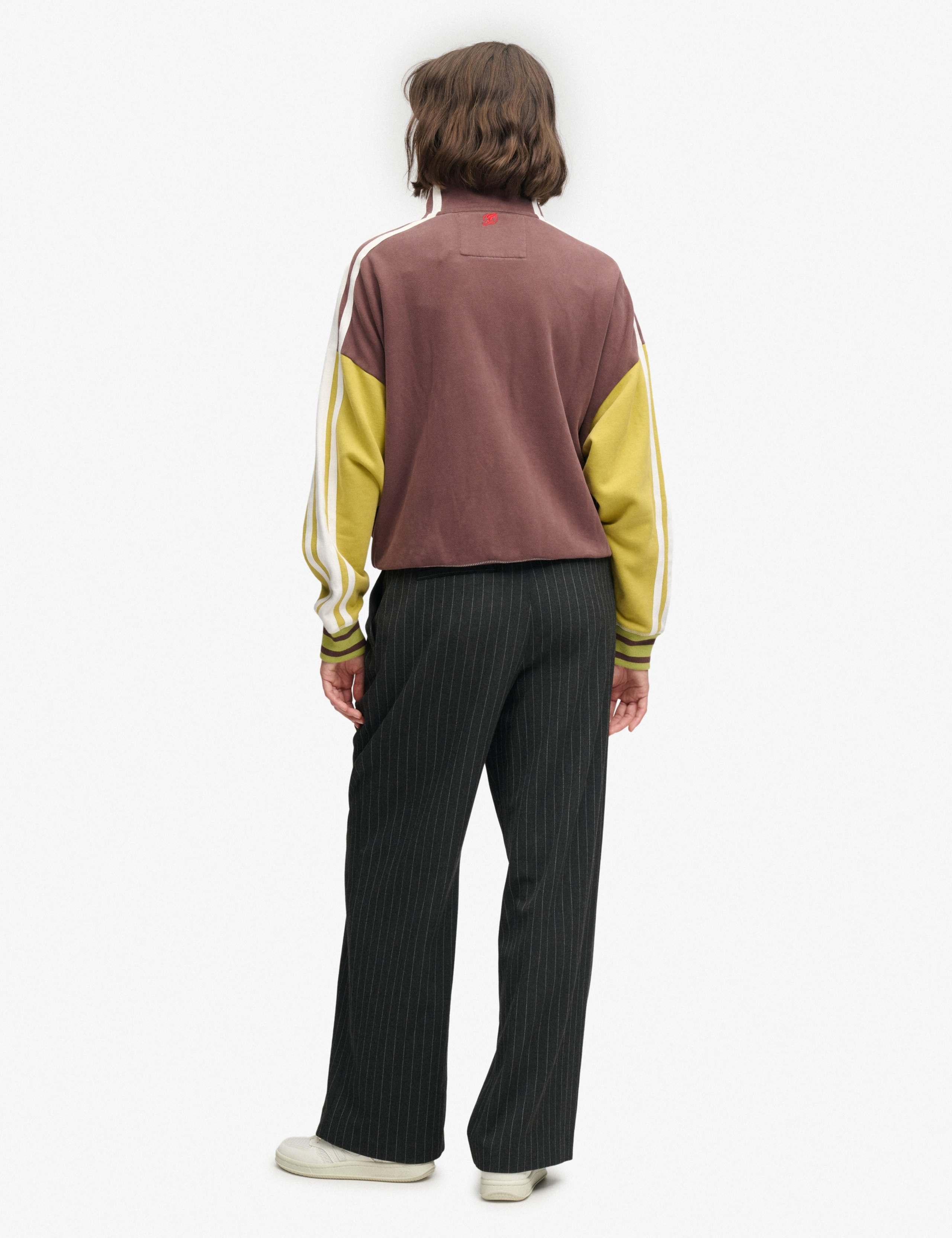 Pinstripe Straight Leg Trousers 4 of 6