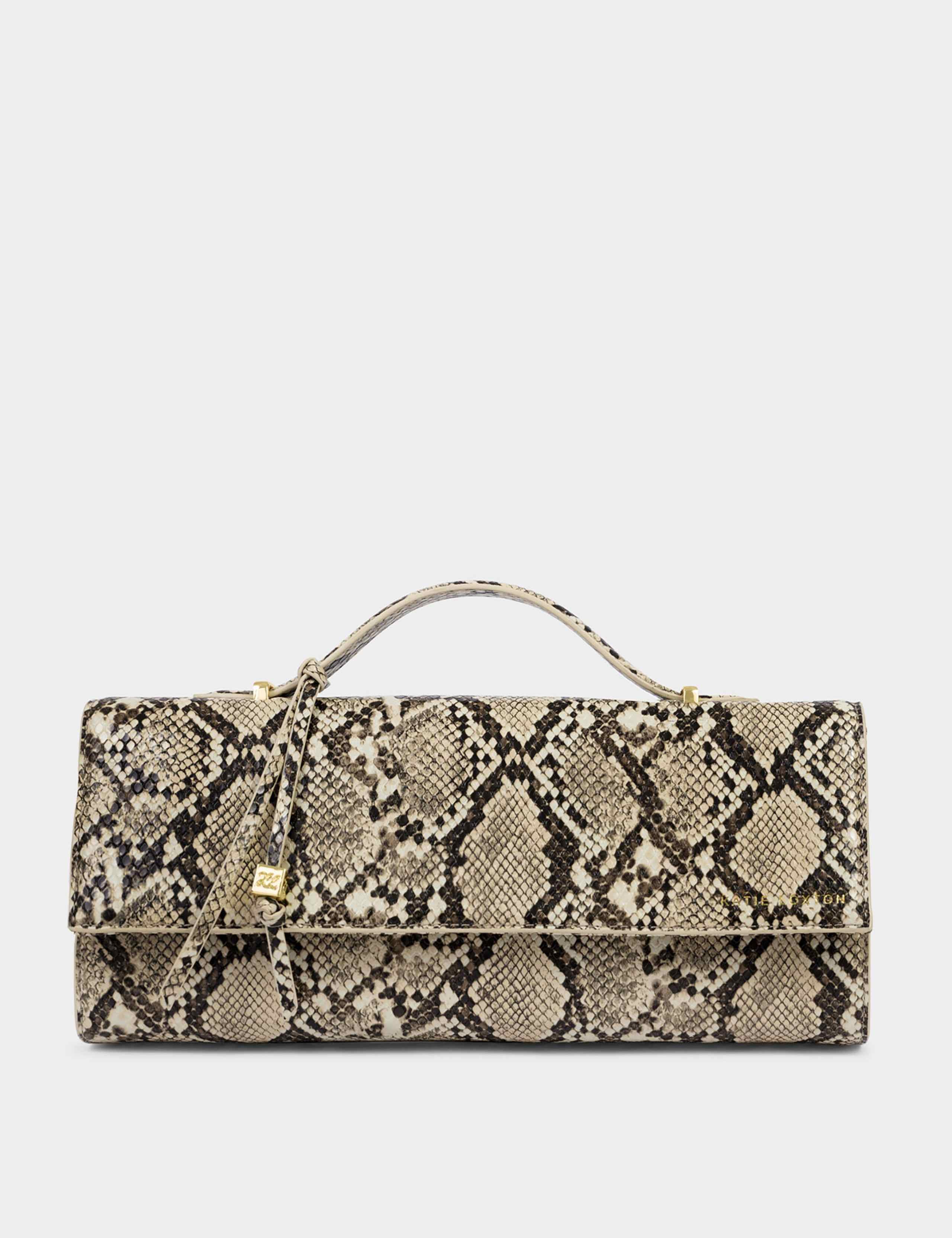 Snake Effect Clutch Bag 2 of 4