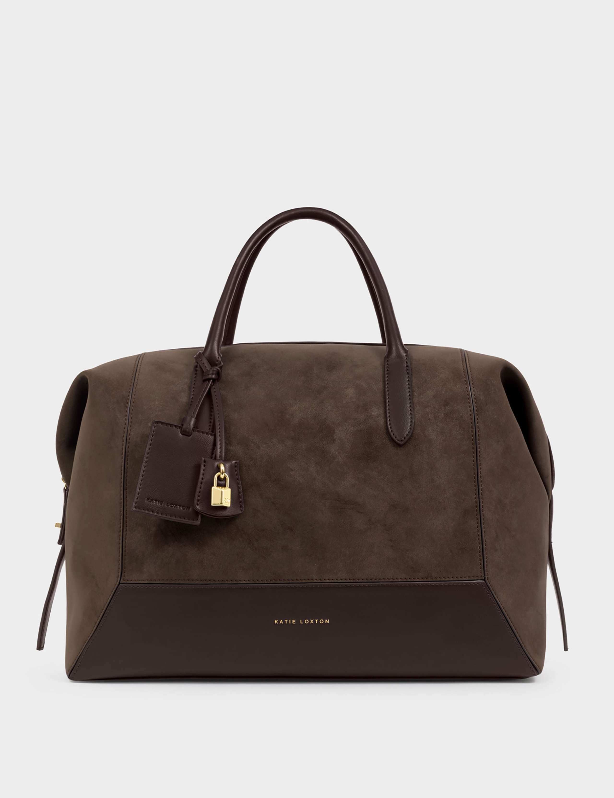 Faux Suede Weekend Bag 2 of 6