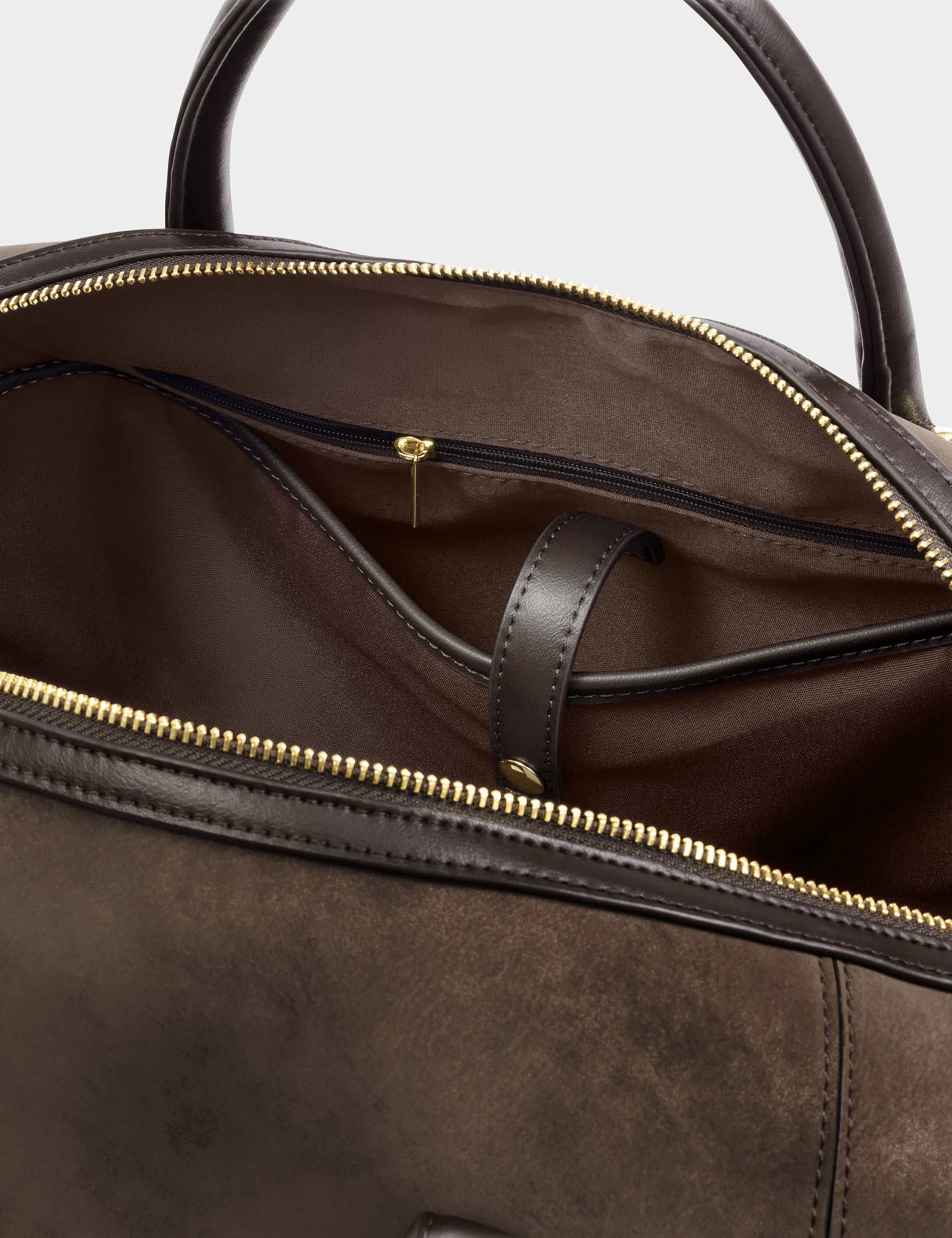 Faux Suede Weekend Bag 5 of 6
