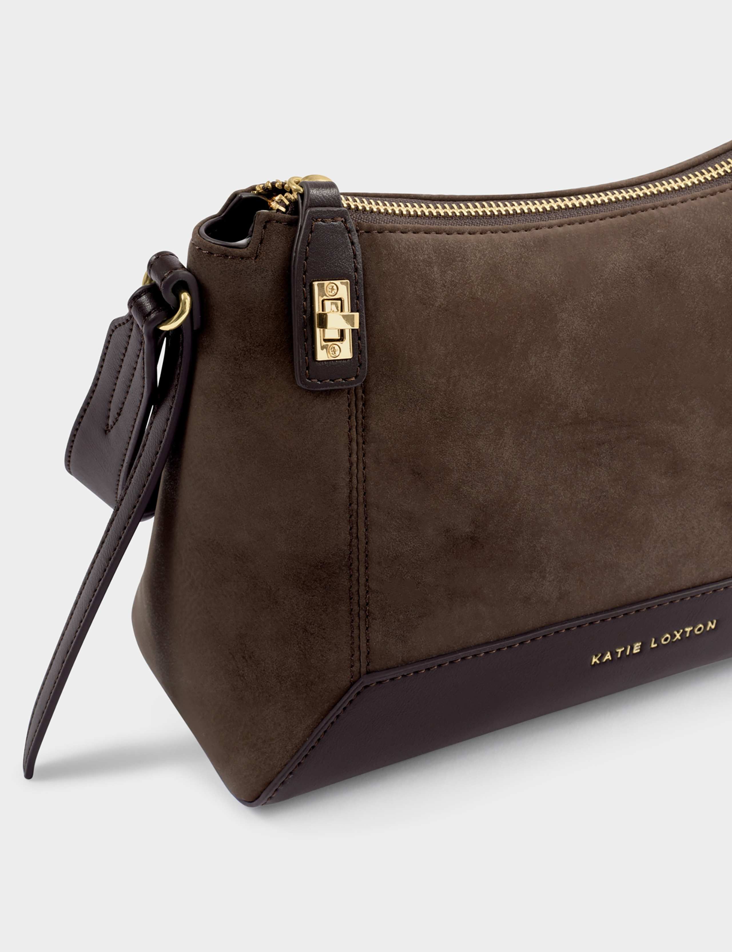 Faux Suede Cross Body Bag 4 of 5